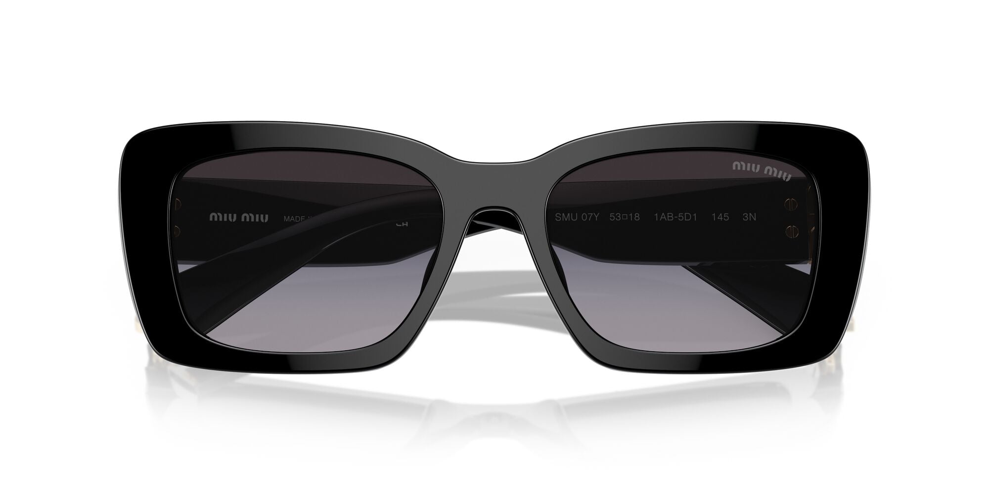 MIU MIU, 0MU 07YS, 1AB5D1 Black, 53