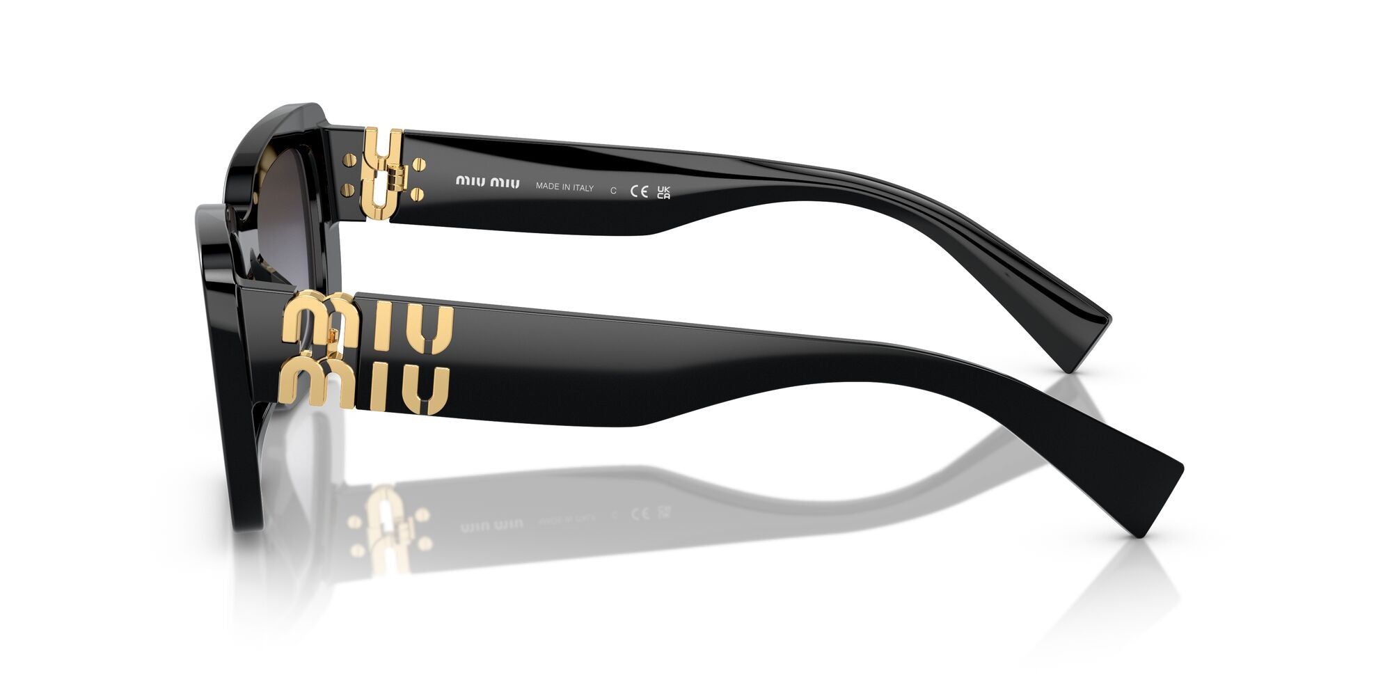 MIU MIU, 0MU 07YS, 1AB5D1 Black, 53