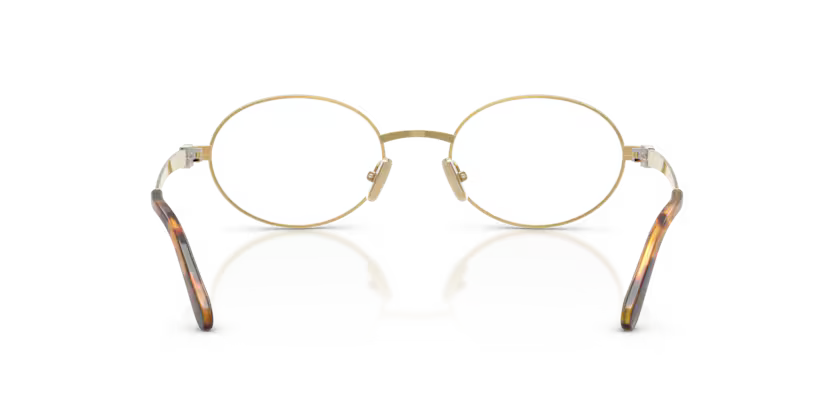Miu Miu MU 50ZV Eyeglasses | Gold 5AK1O1 52mm