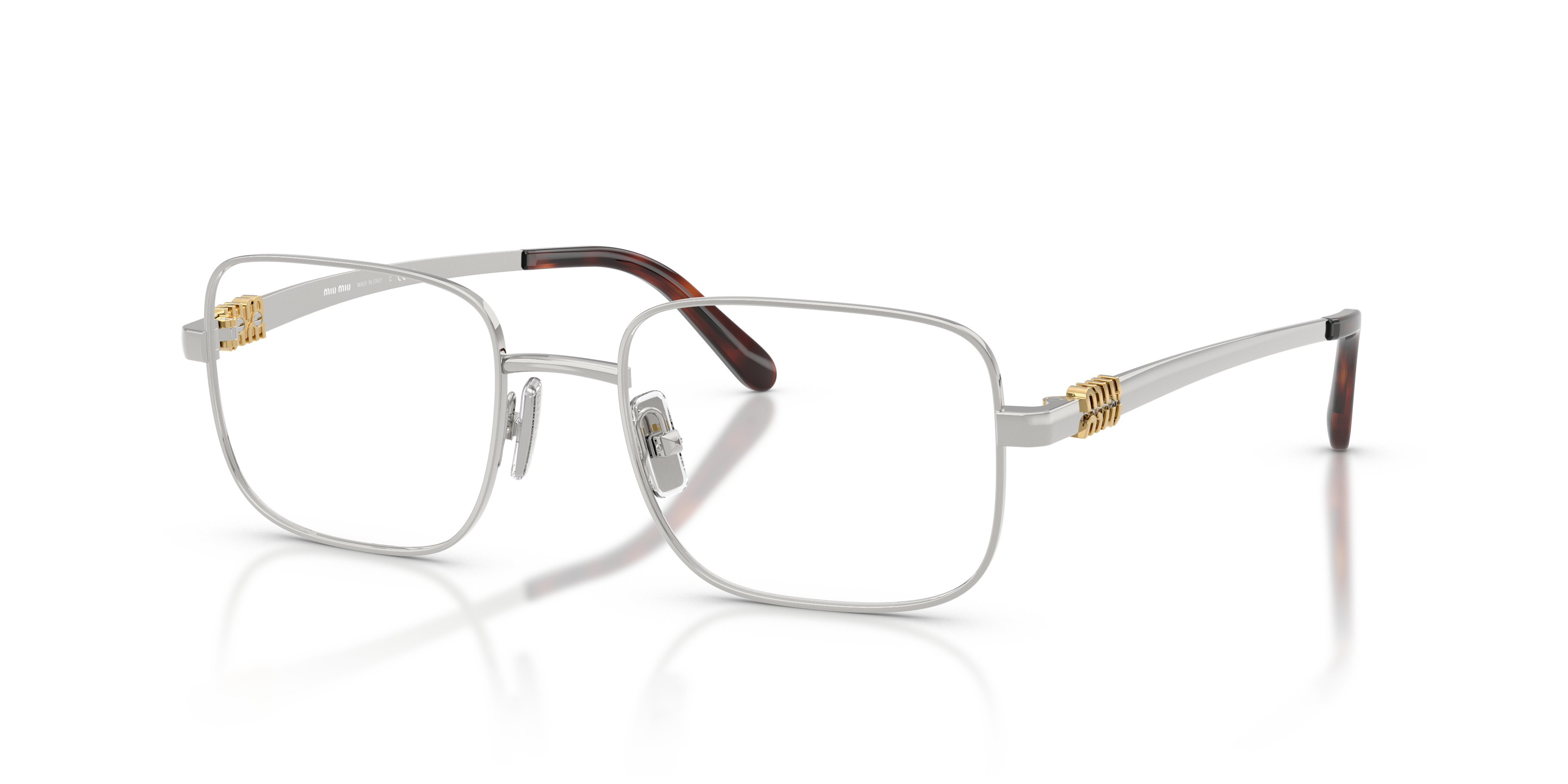 Miu Miu MU 51ZV Eyeglasses | Silver 1BC1O1 52mm