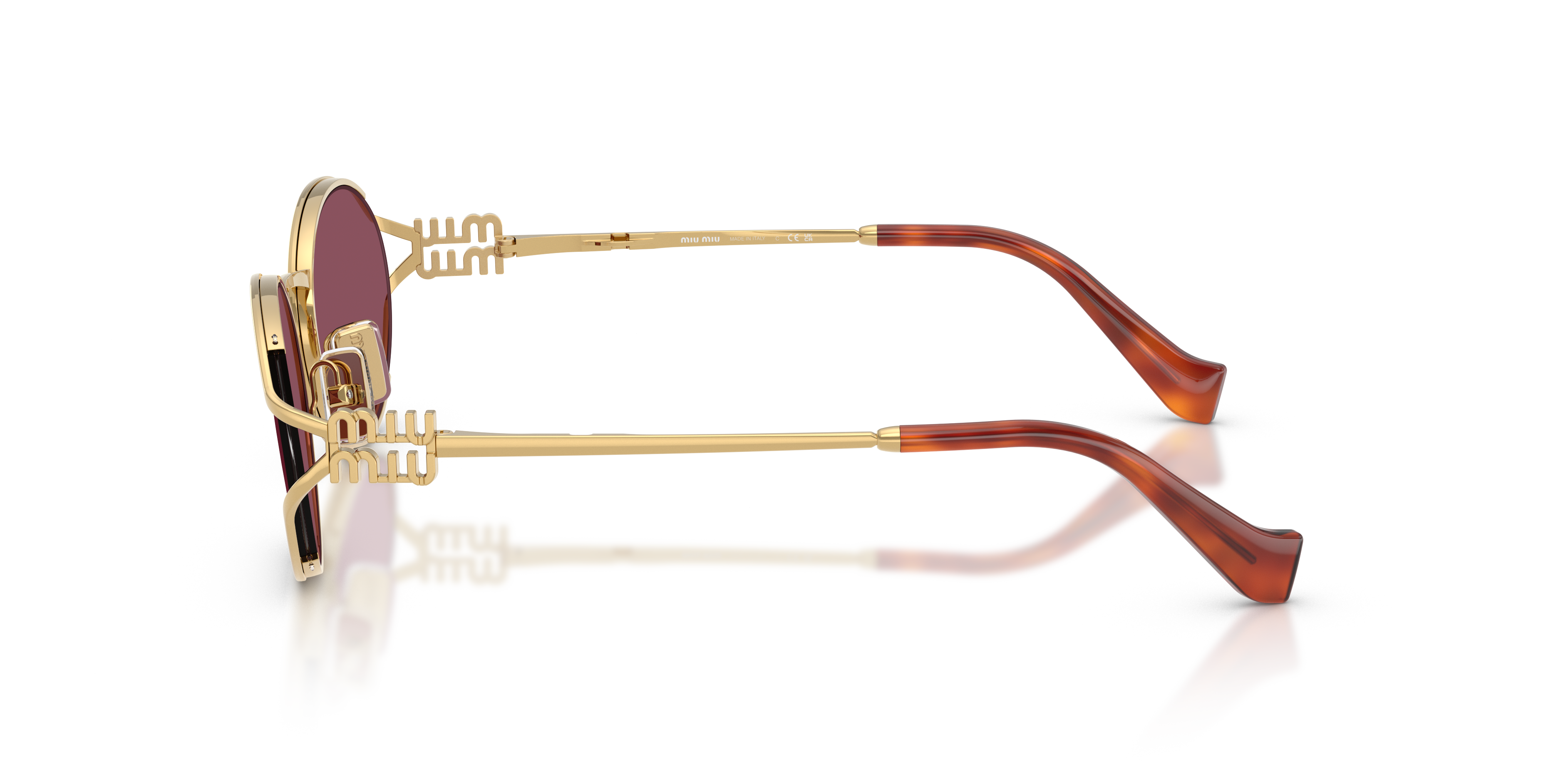 Miu Miu MU 52YS Eyeglasses | Gold 5AK20Y 54mm