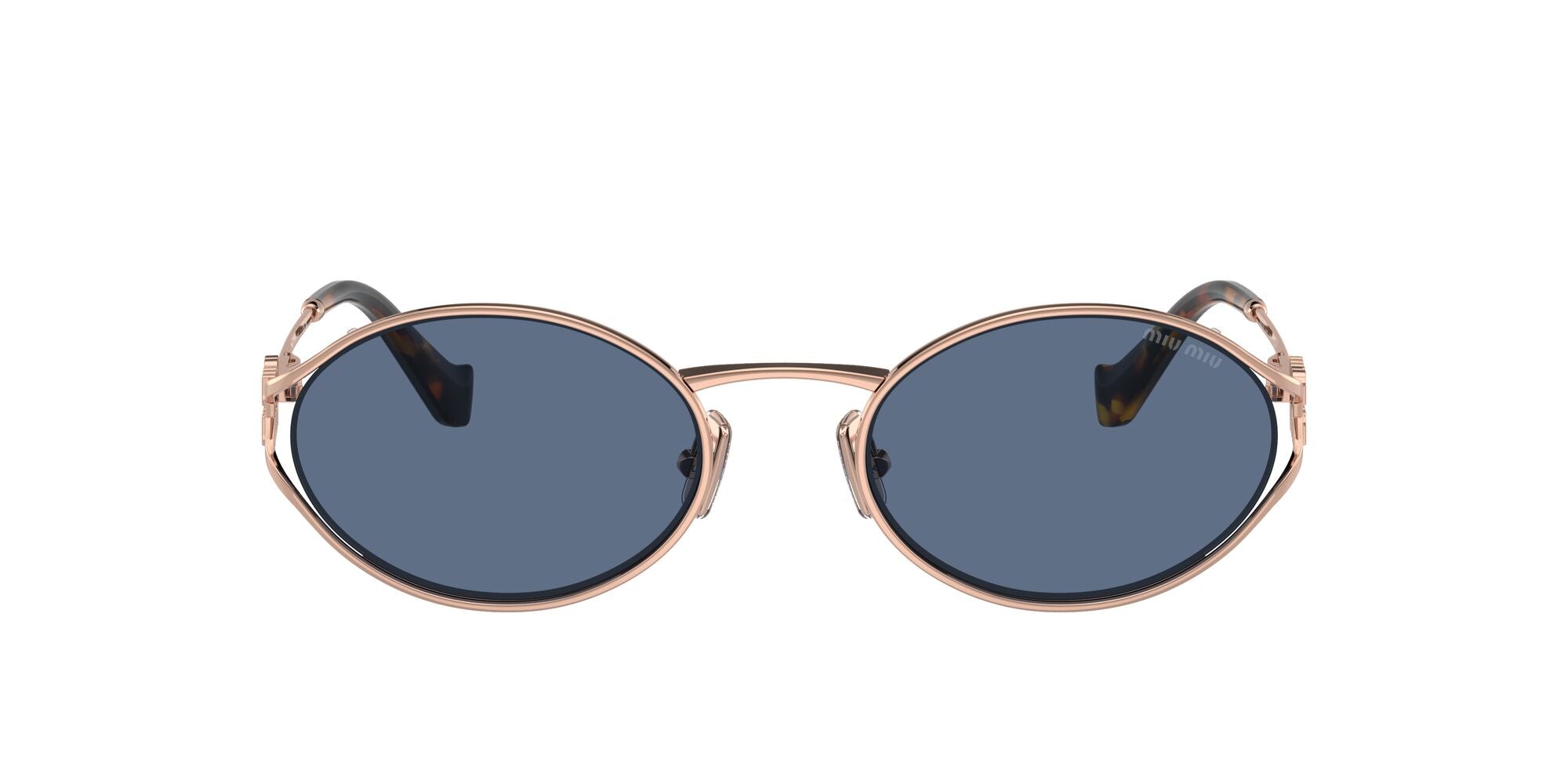 Miu Miu MU 52YS ZVF1V1 Pink Gold 54mm Sunglasses | Eye Concepts Australia