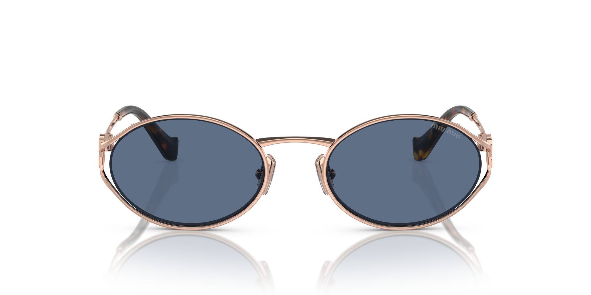 Miu Miu MU 52YS ZVF1V1 Pink Gold 54mm Sunglasses | Eye Concepts Australia