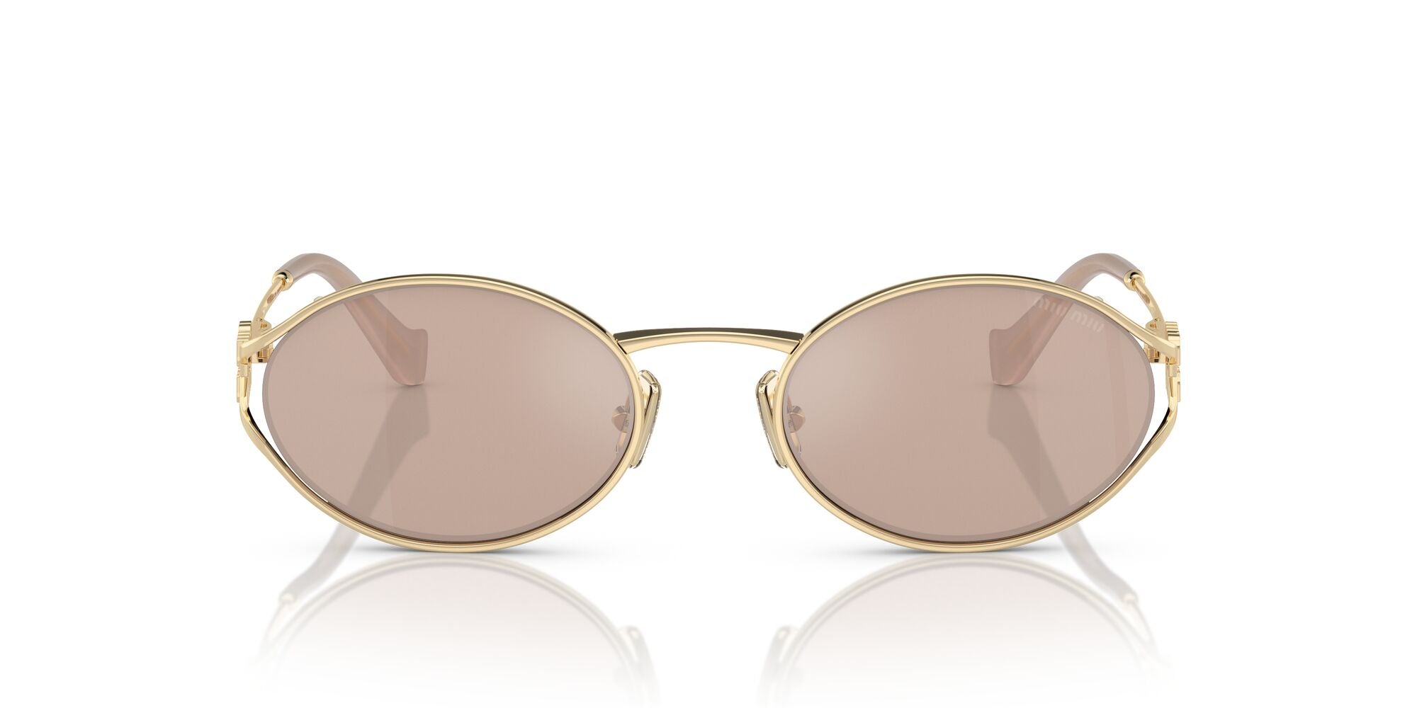 MIU MIU, 0MU 52YS, ZVN20F Pale Gold, 54