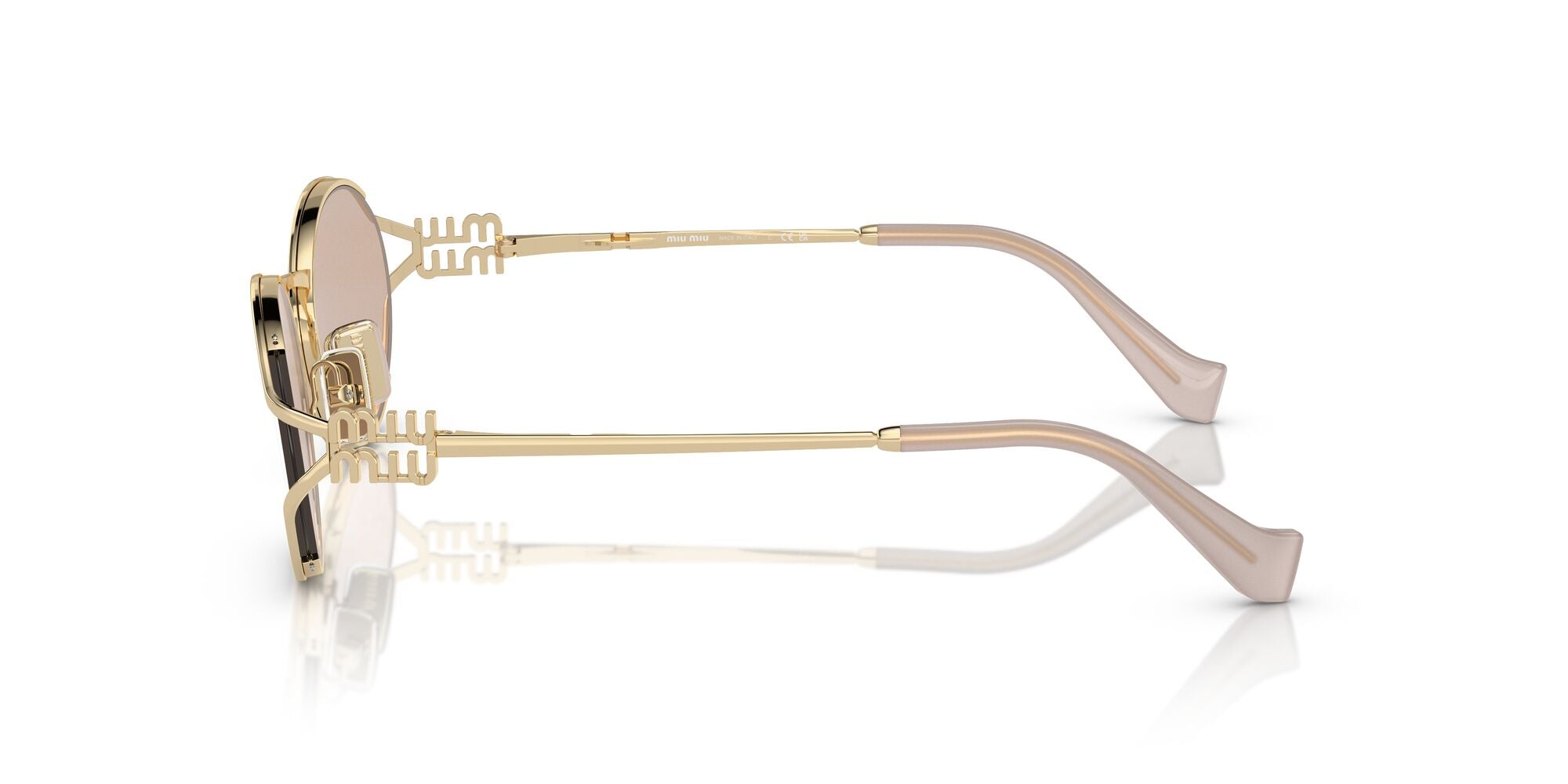 MIU MIU, 0MU 52YS, ZVN20F Pale Gold, 54