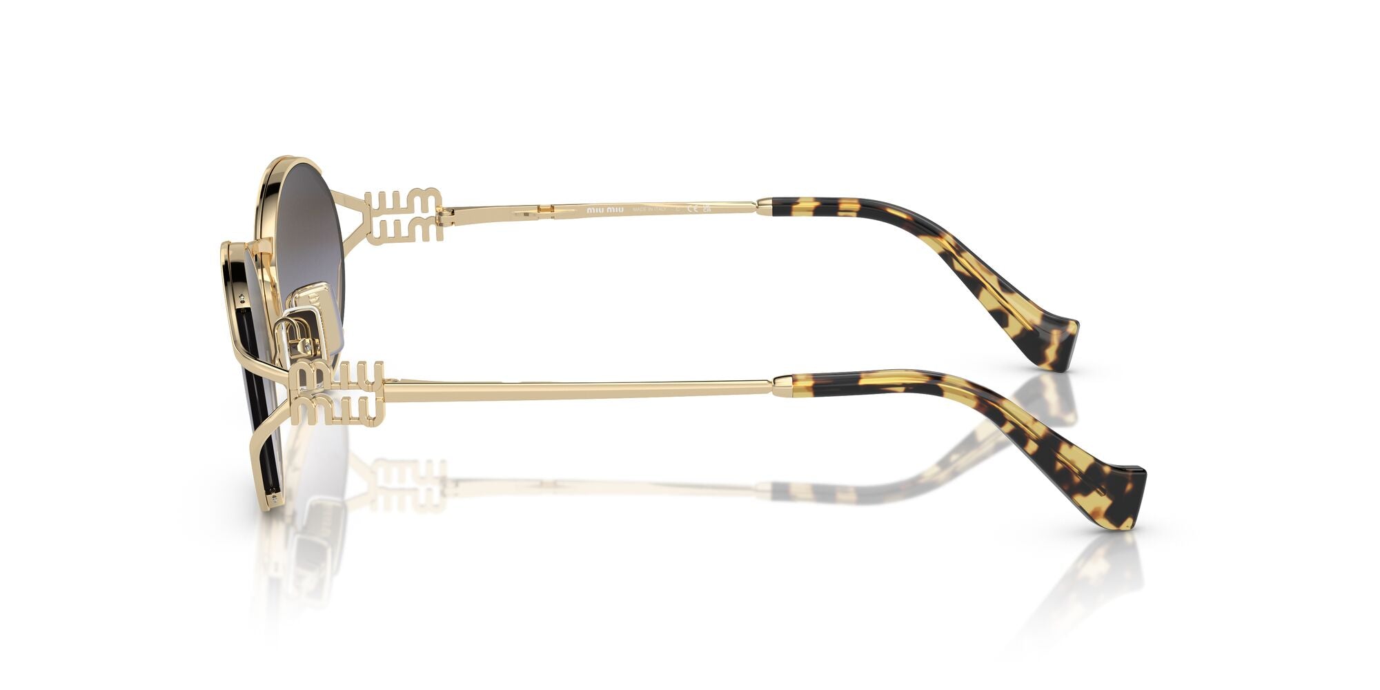 Miu Miu MU 52YS ZVN5D1 Pale Gold 54mm Sunglasses | Eye Concepts Australia