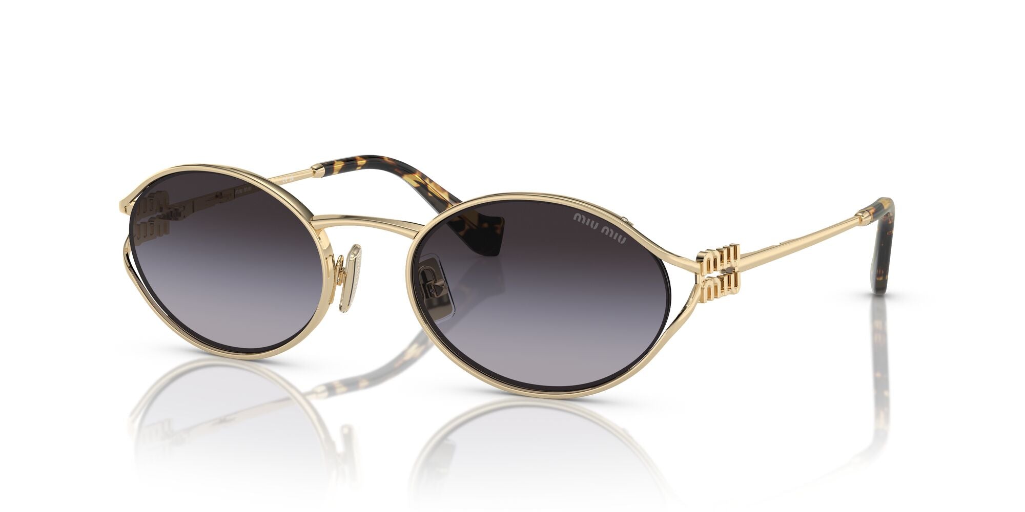 Miu Miu MU 52YS ZVN5D1 Pale Gold 54mm Sunglasses | Eye Concepts Australia