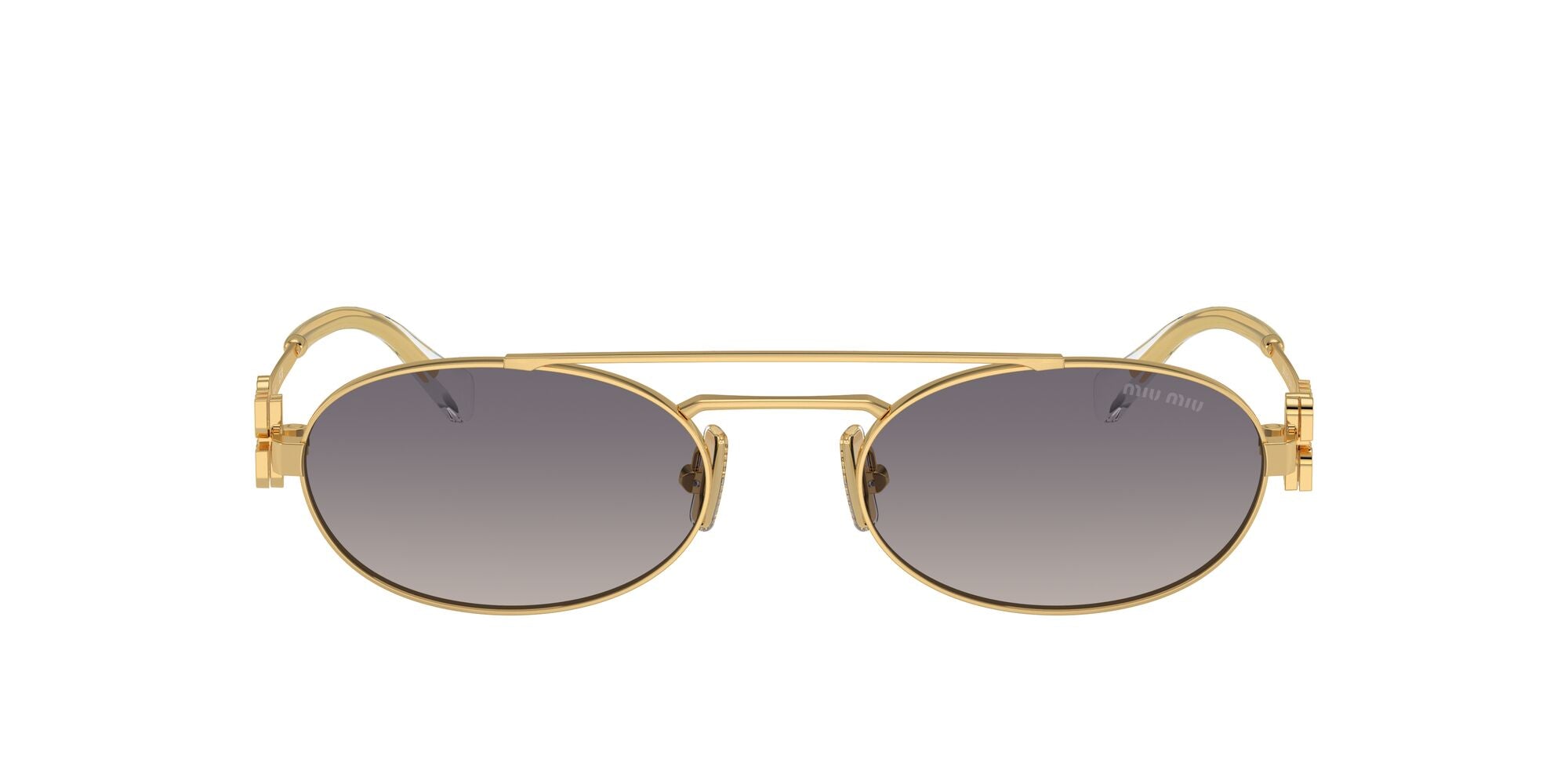 Miu Miu MU 54ZS 5AK30C Gold 53mm Sunglasses | Eye Concepts Australia