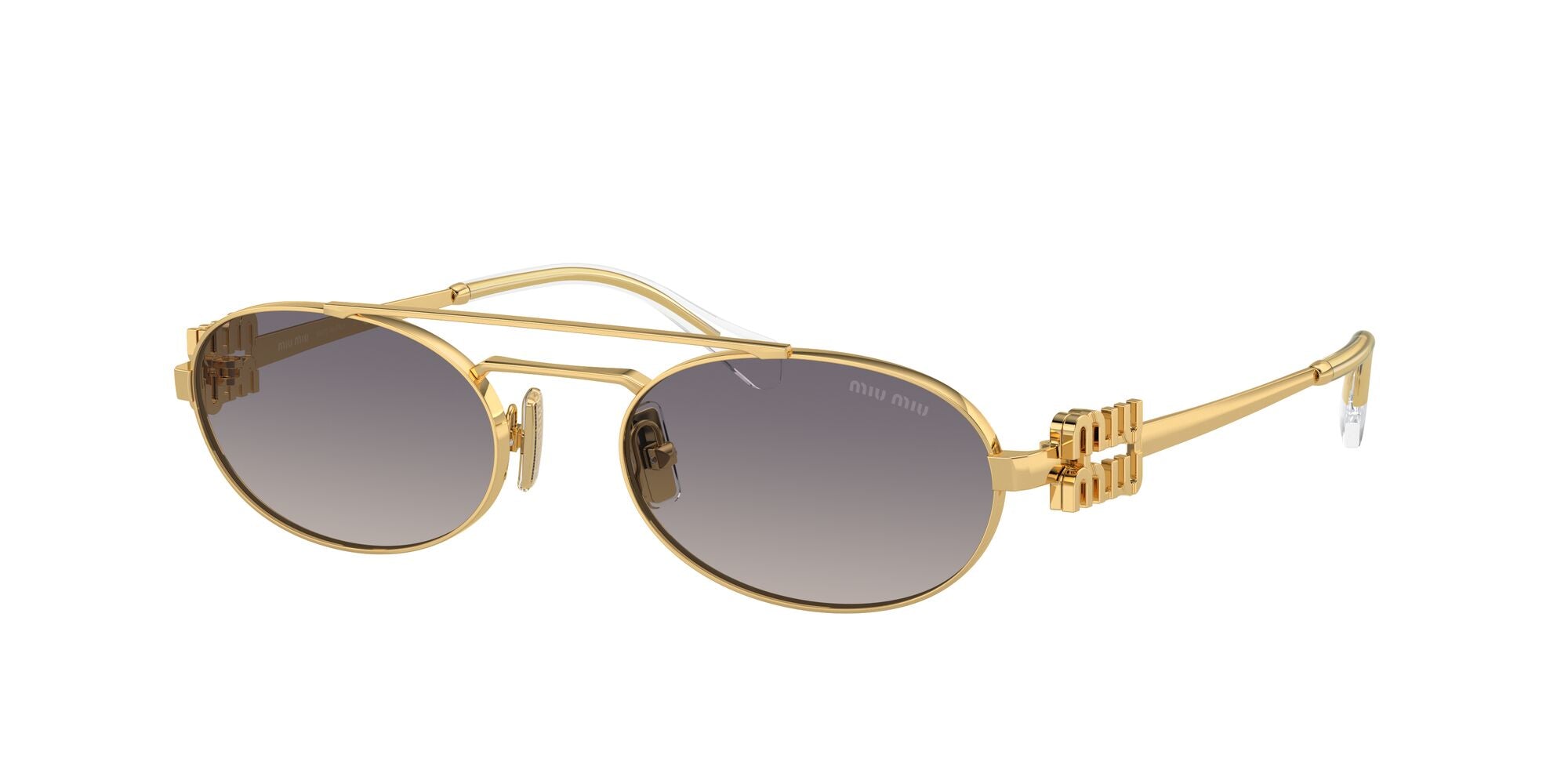 Miu Miu MU 54ZS 5AK30C Gold 53mm Sunglasses | Eye Concepts Australia
