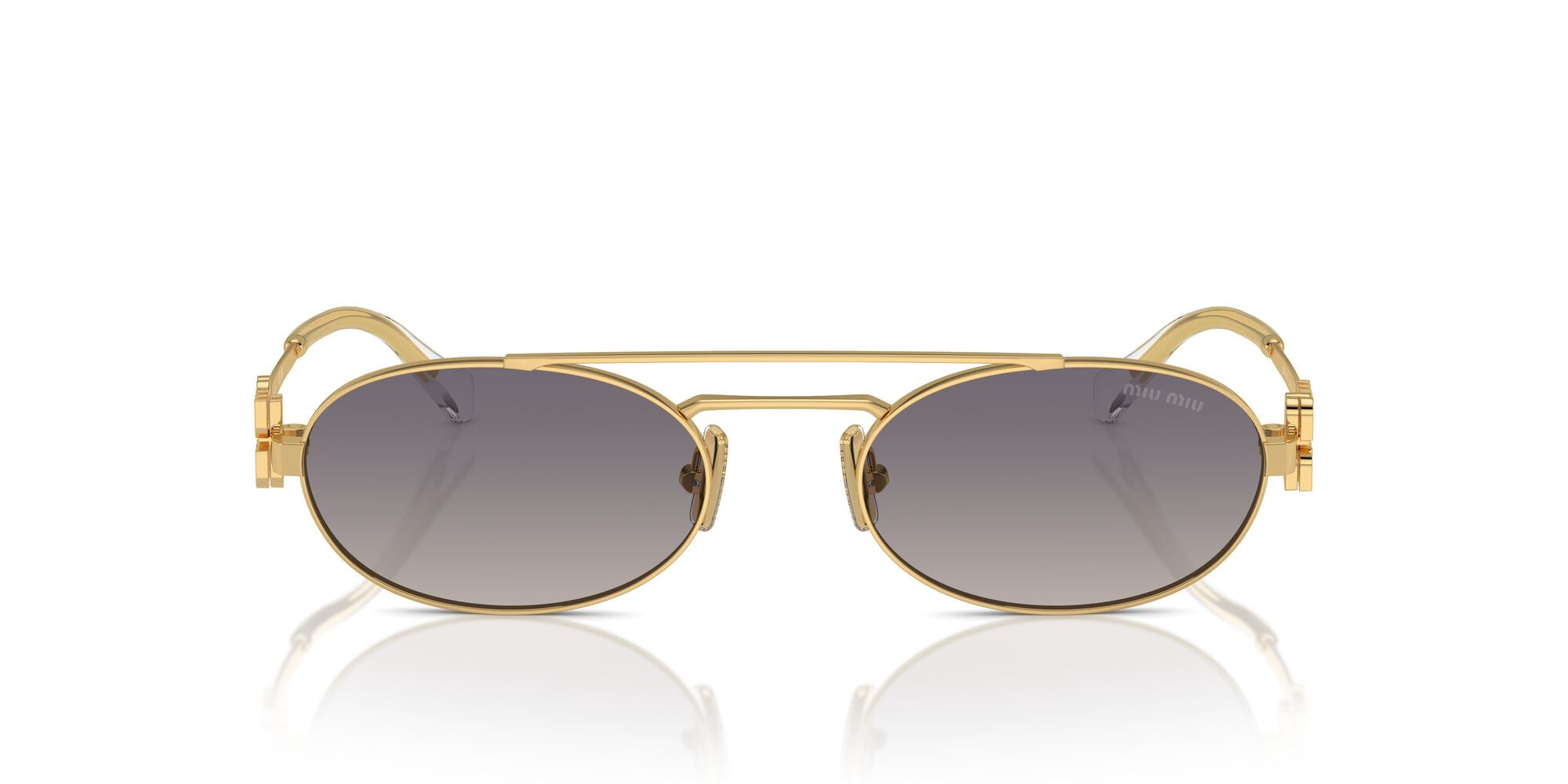 Miu Miu MU 54ZS 5AK30C Gold 53mm Sunglasses | Eye Concepts Australia