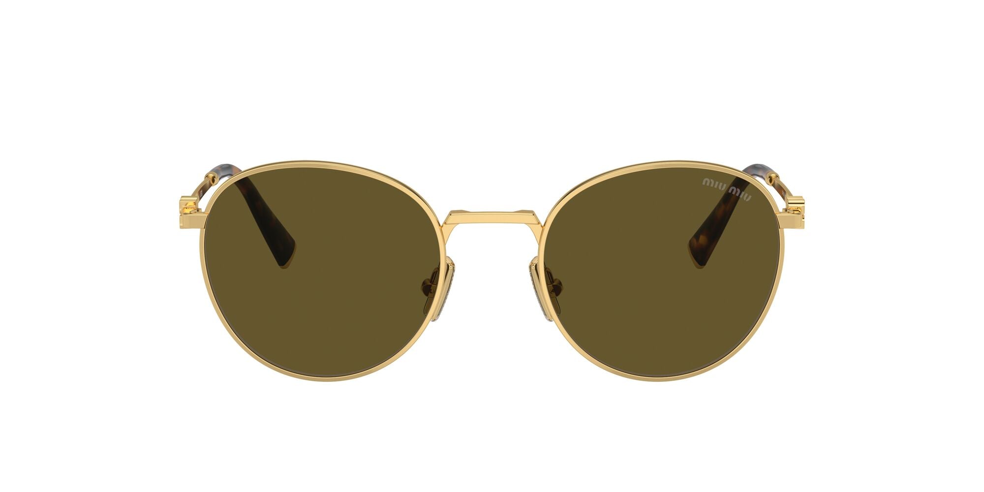 Miu Miu MU 55ZS 5AK09Z Gold 50mm Sunglasses | Eye Concepts Australia