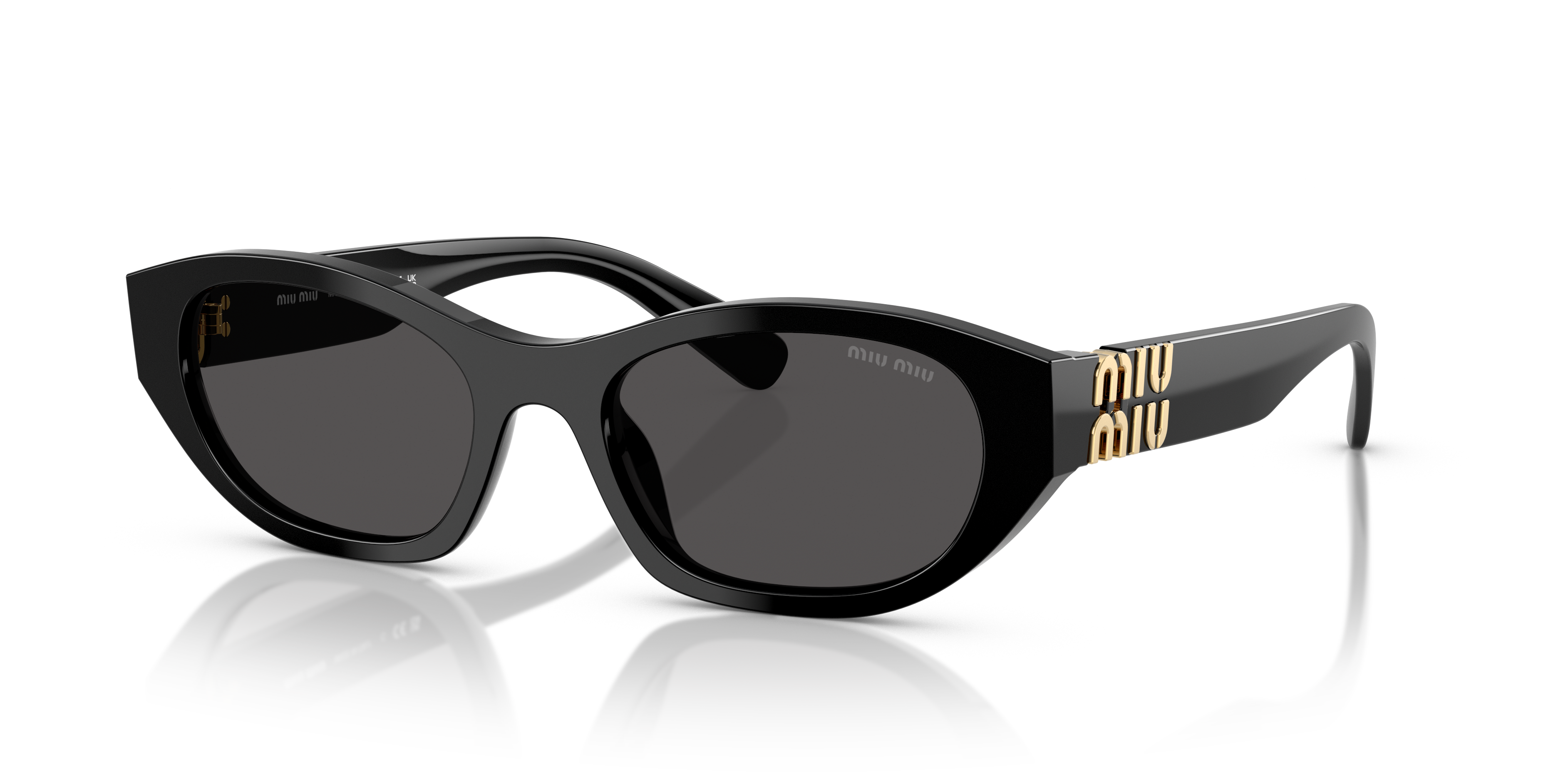 Miu Miu MU A03SF 16K08Z Black 53mm Sunglasses | Eye Concepts Australia