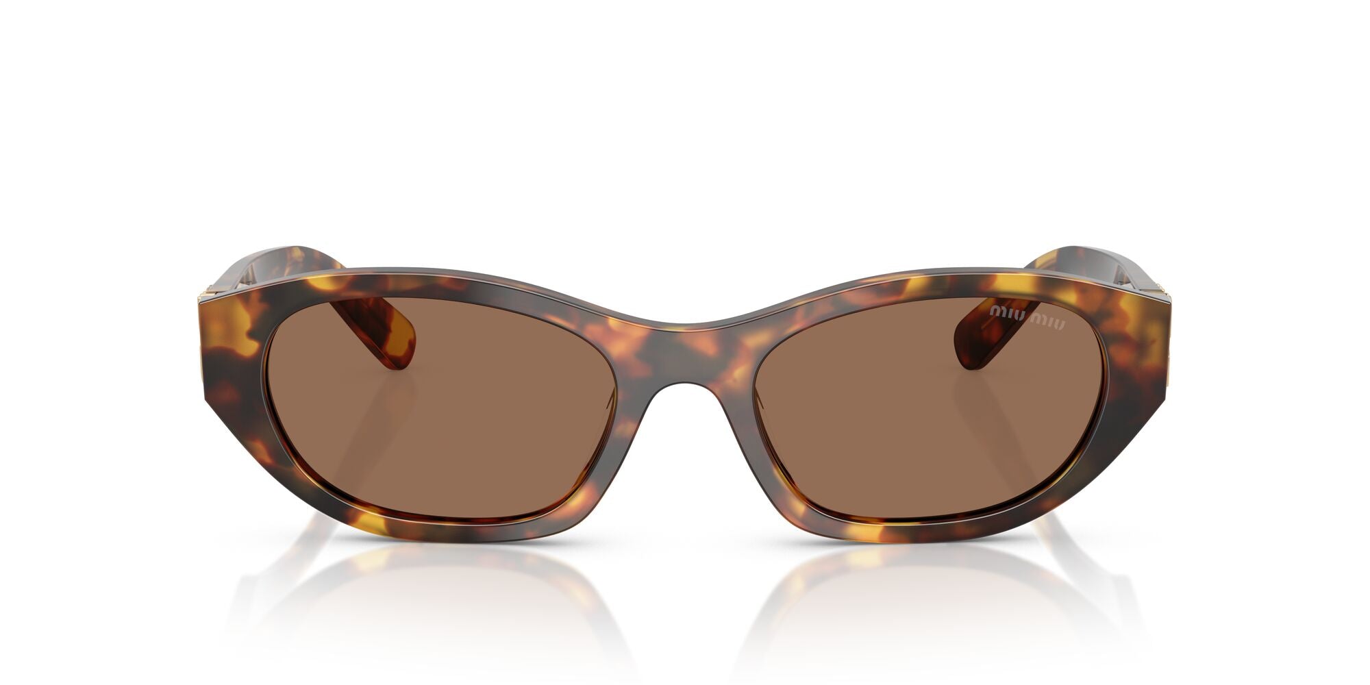 Miu Miu MU A03S 14L60M Honey Havana 53mm Sunglasses