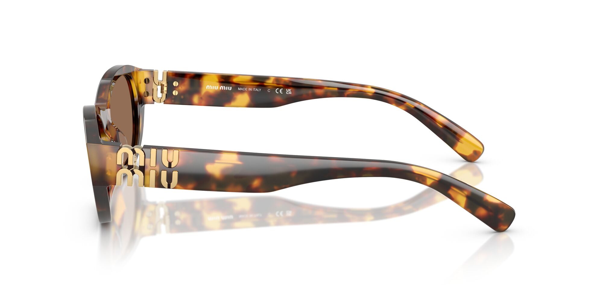 Miu Miu MU A03S 14L60M Honey Havana 53mm Sunglasses