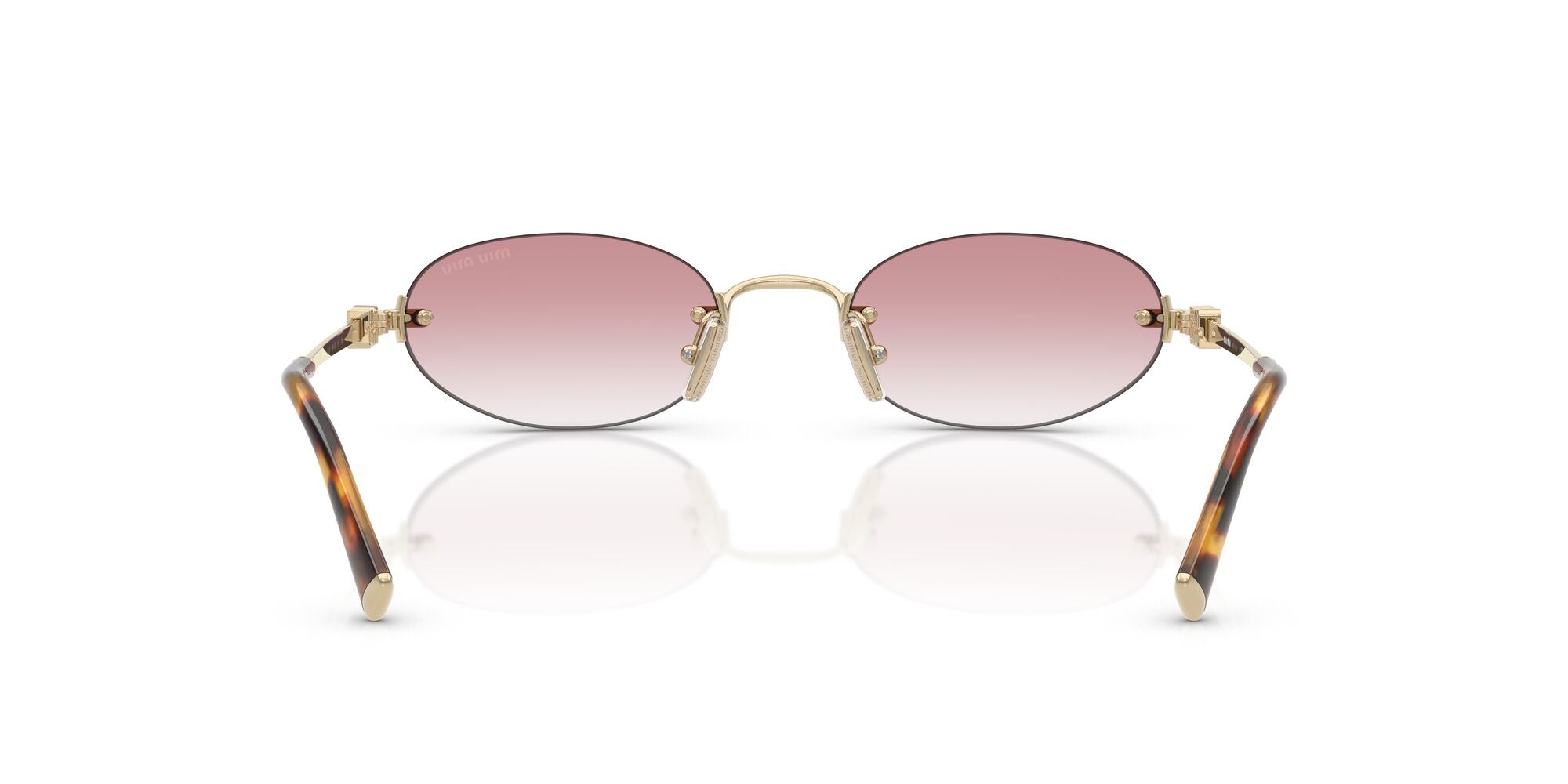Miu Miu MU A54S ZVN70O Pale Gold 51mm Sunglasses | Eye Concepts Australia