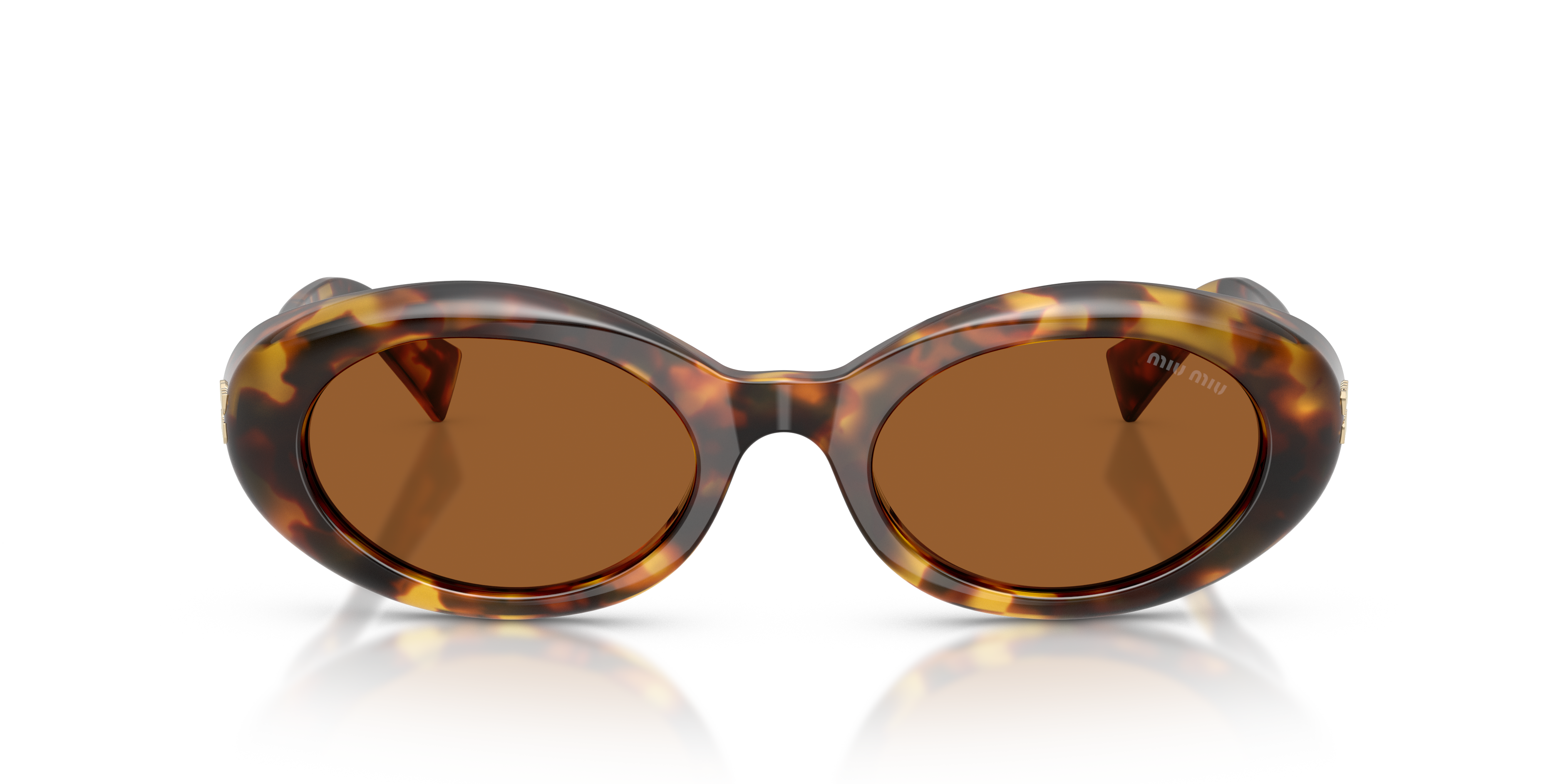 Miu Miu MU B09SF Eyeglasses | Honey Havana 14L20V 52mm