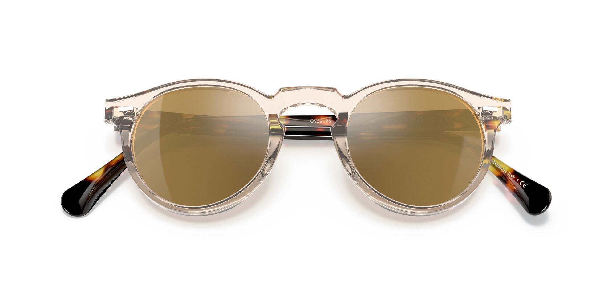 Oliver People, 0OV5217S Gregory Peck, 1485W4 BUFF/DARK TORTOISE BROWN, 47