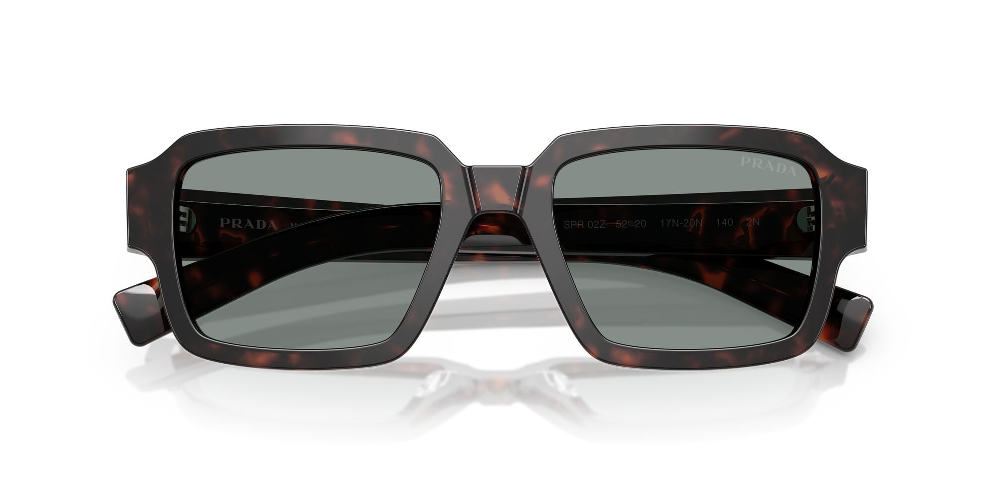PRADA, 0PR 02ZS, 17N20N Root Tortoise, 52