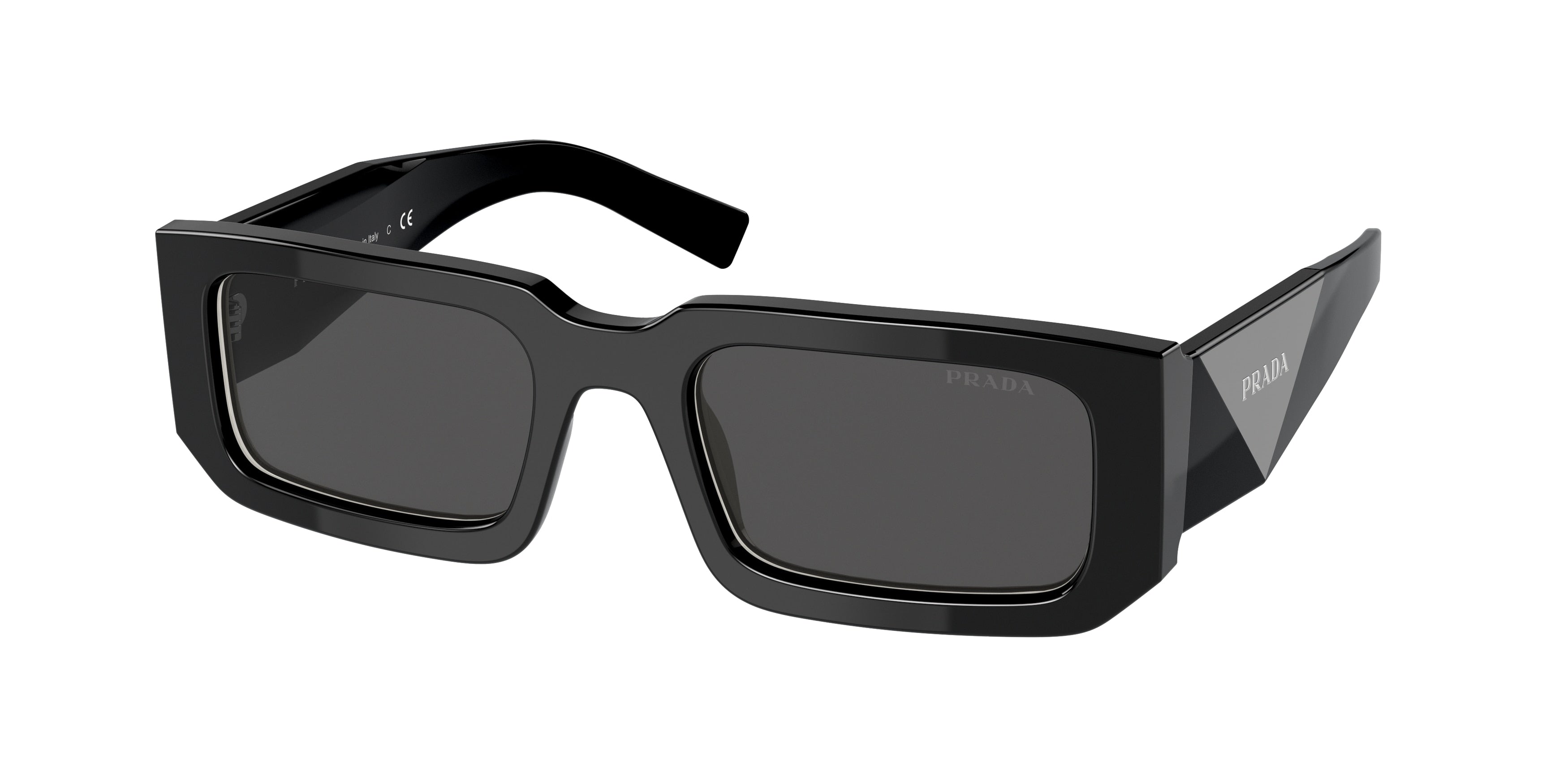 Prada PR 06YS 09Q5S0 Black/White 53mm Sunglasses | Eye Concepts Australia