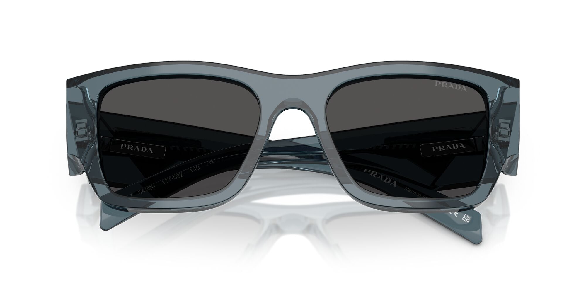 PRADA, 0PR 10ZS, 17T08Z Transparent Ocean, 54