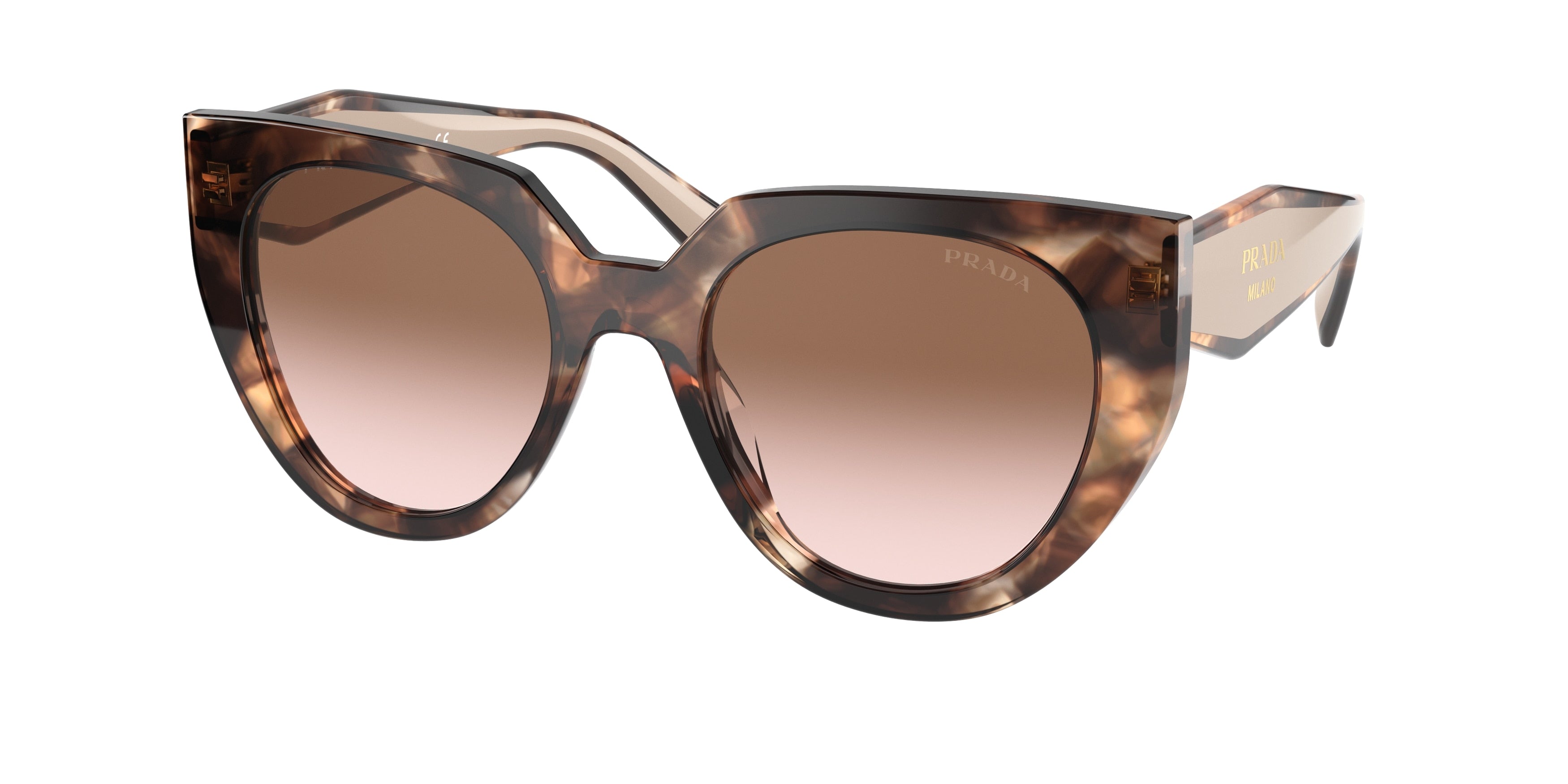 Prada PR 14WS 01R0A6 Caramel Tortoise/Powder 52mm Sunglasses | Eye Concepts Australia