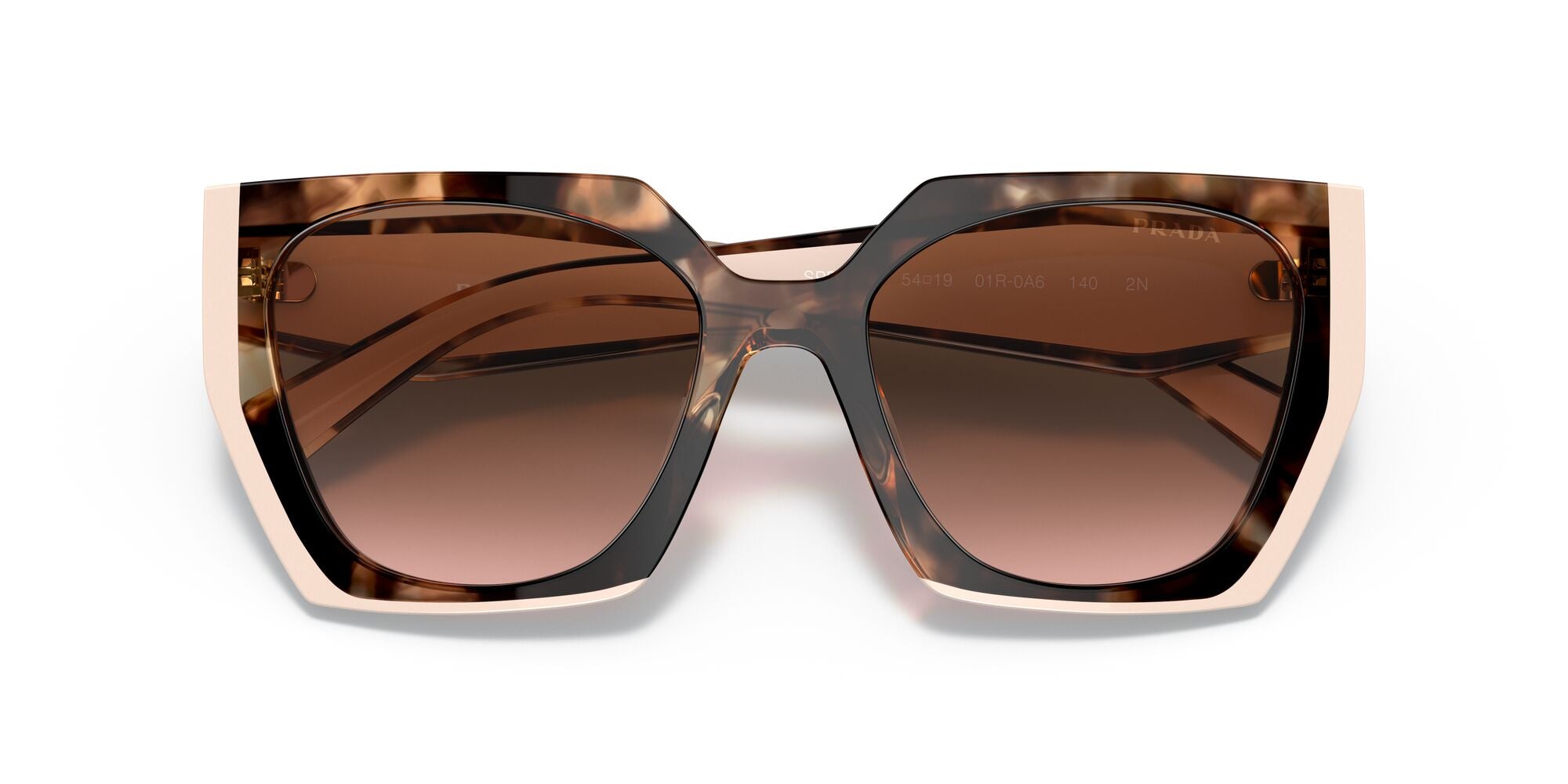 PRADA, 0PR 15WS, 01R0A6 Tortoise Caramel/Powder, 54