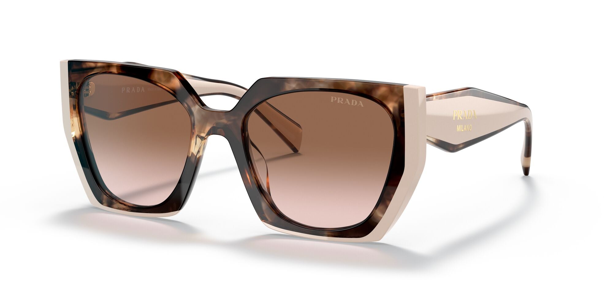 Prada PR 15WSF 01R0A6 Tortoise Caramel/Powder 55mm Sunglasses