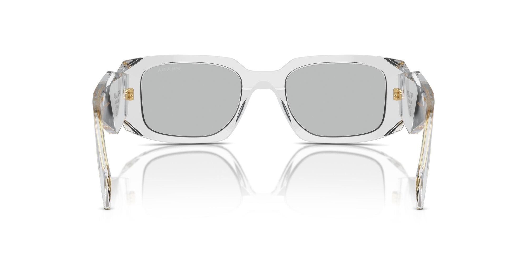 PRADA, 0PR 17WS, 12R30B Transparent Grey, 49