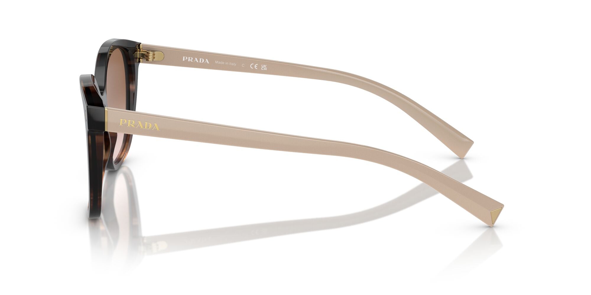 PRADA, 0PR 22ZS, 07R0A6 Caramel Tortoise, 53