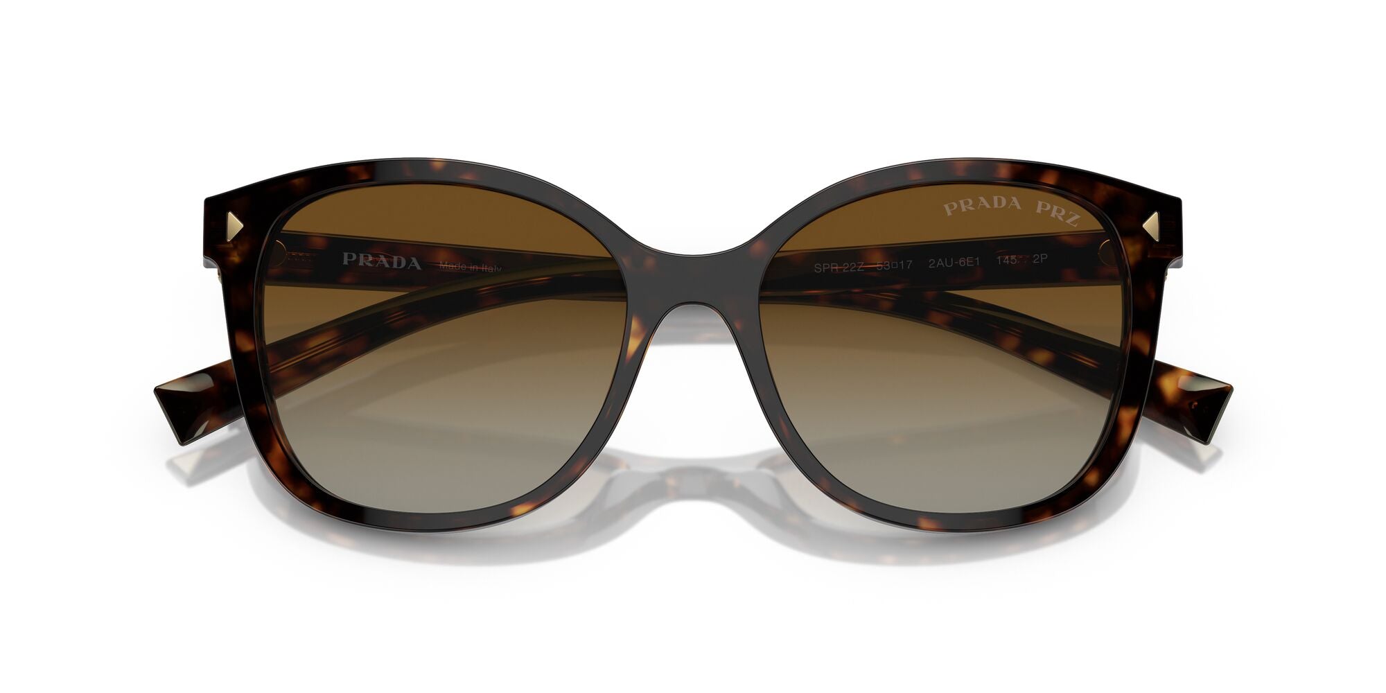 Prada PR 22ZS 2AU6E1 Tortoise 53mm Sunglasses