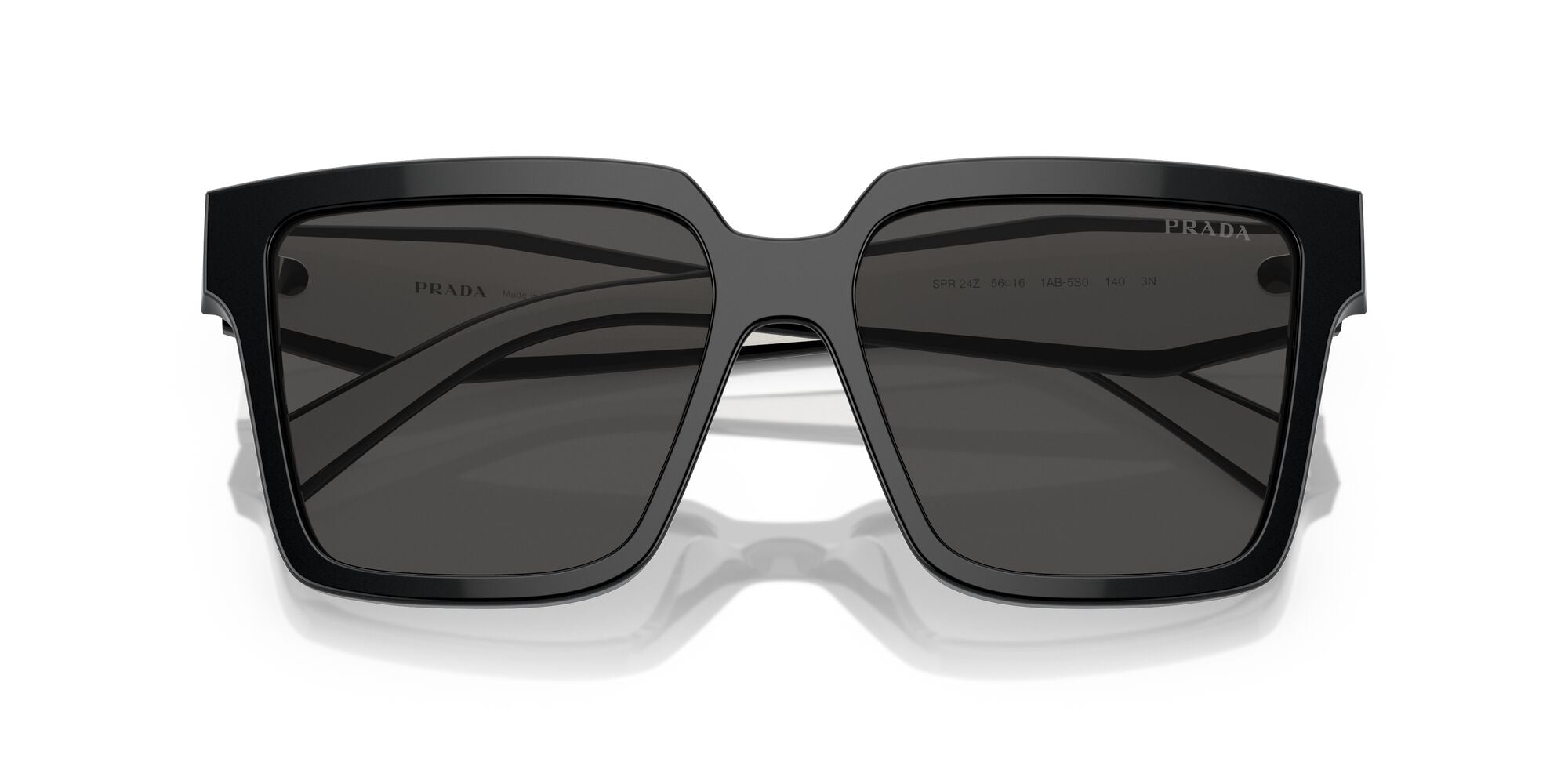 PRADA, 0PR 24ZS, 1AB5S0 Black, 56