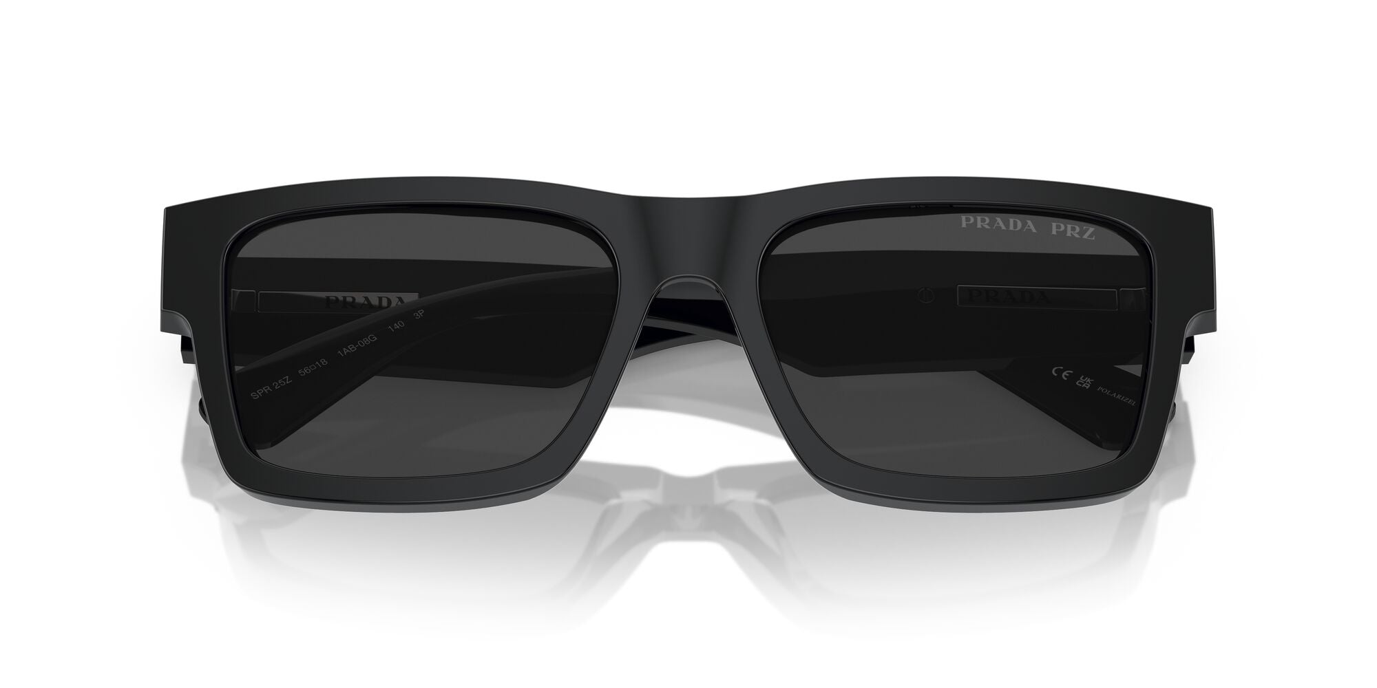 Prada PR 25ZS 1AB08G Black 53mm Sunglasses