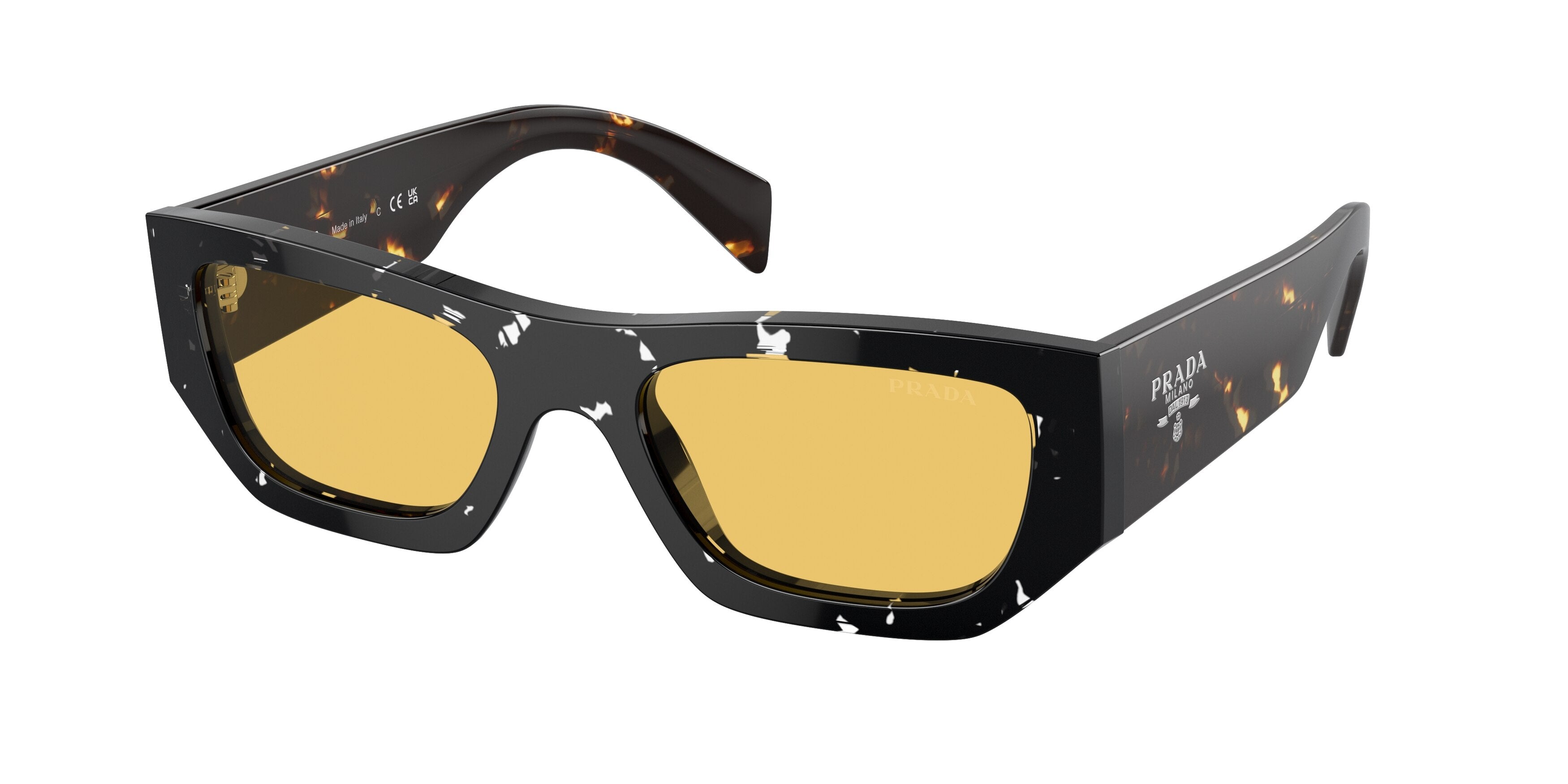 Prada PR A01SF 15O10C Havana Black Transparent 55mm Sunglasses | Eye Concepts Australia
