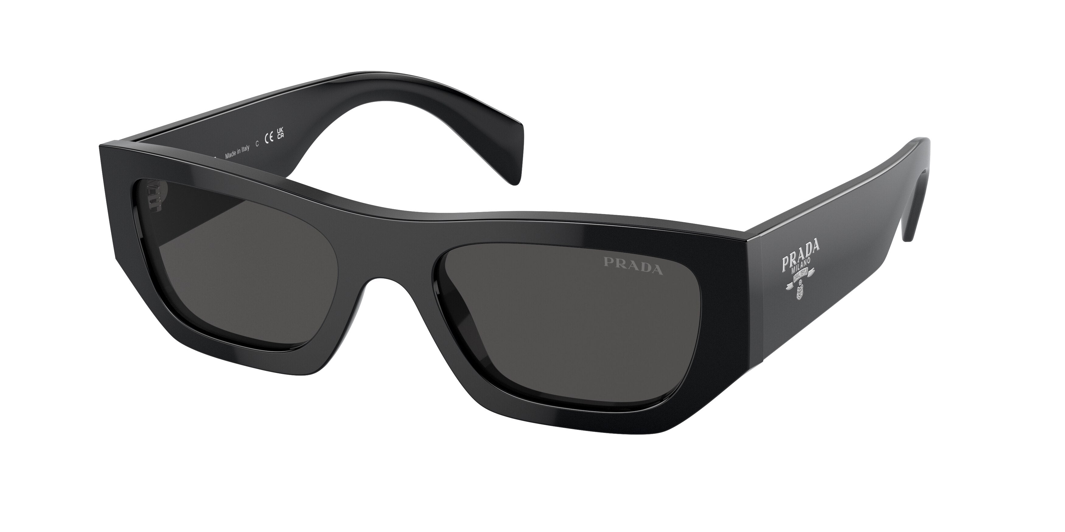 Prada PR A01SF 16K08Z Black 55mm Sunglasses | Eye Concepts Australia