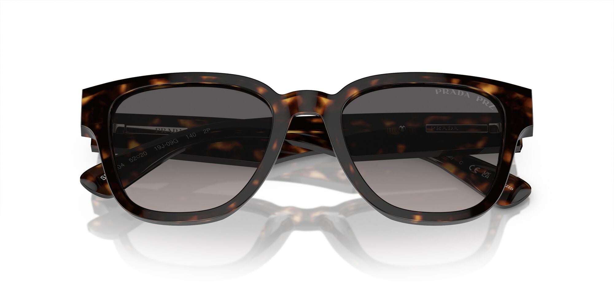 PRADA, 0PR A04S, 19J09G Tortoise, 52