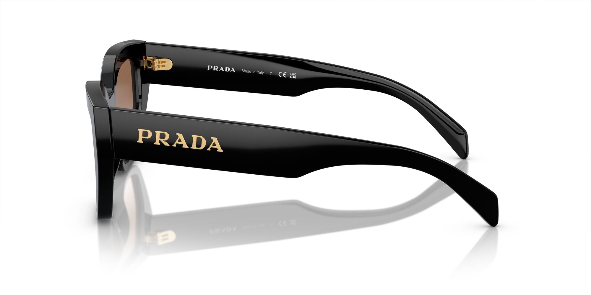 PRADA, 0PR A09S, 1AB0A6 Black, 53