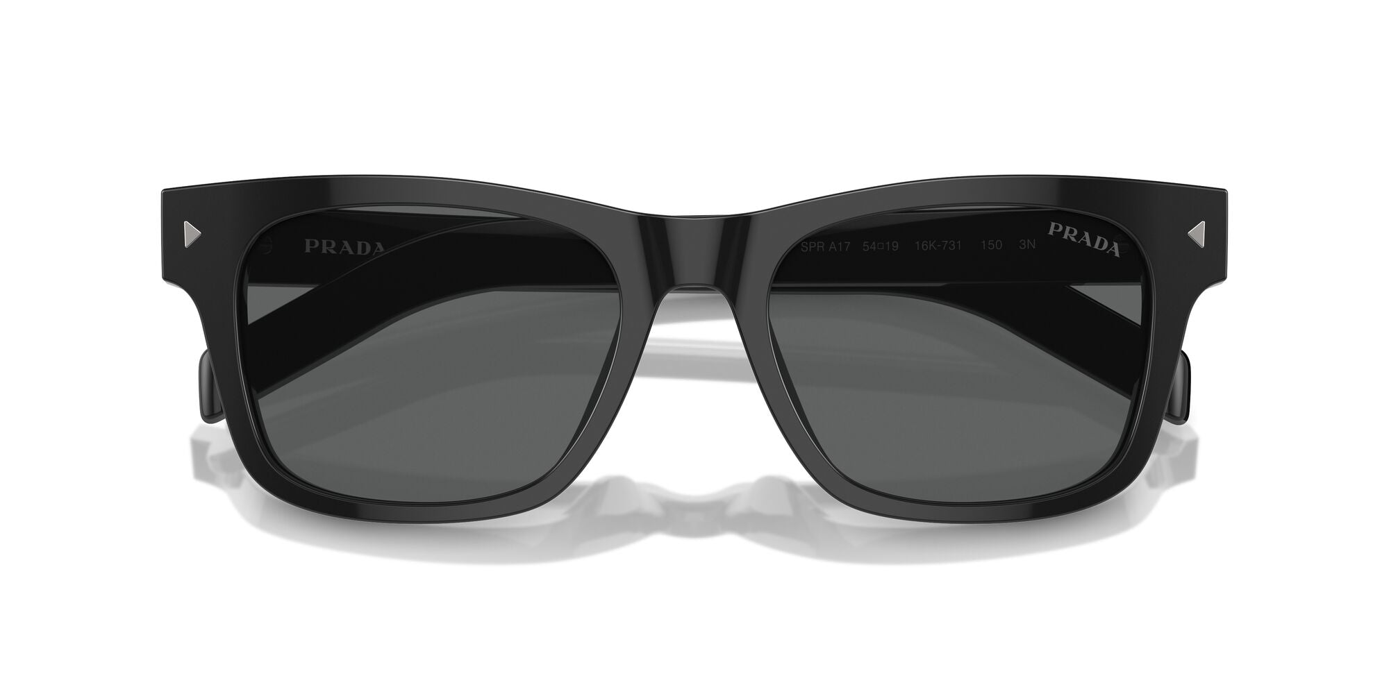 PRADA, 0PR A17S, 16K731 Black, 54