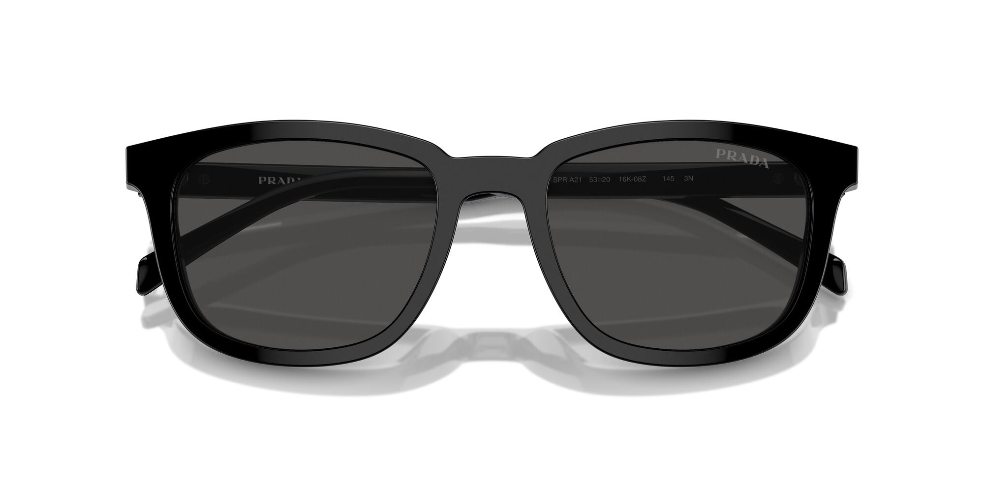 PRADA, 0PR A21S, 16K08Z Black, 53
