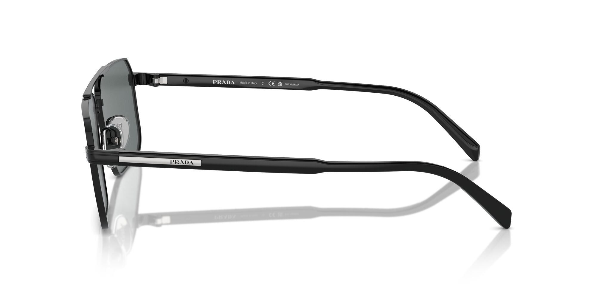 PRADA, 0PR A57S, 1AB5Z1 Black, 61