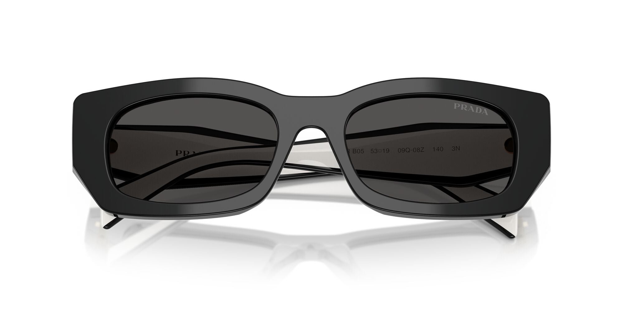 PRADA, 0PR B05S, 09Q08Z Black, 53
