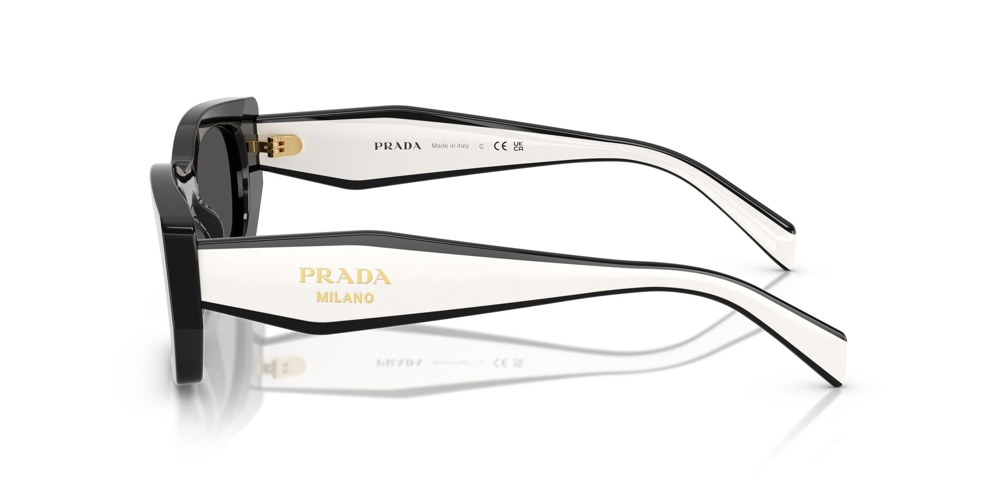PRADA, 0PR B05S, 09Q08Z Black, 53