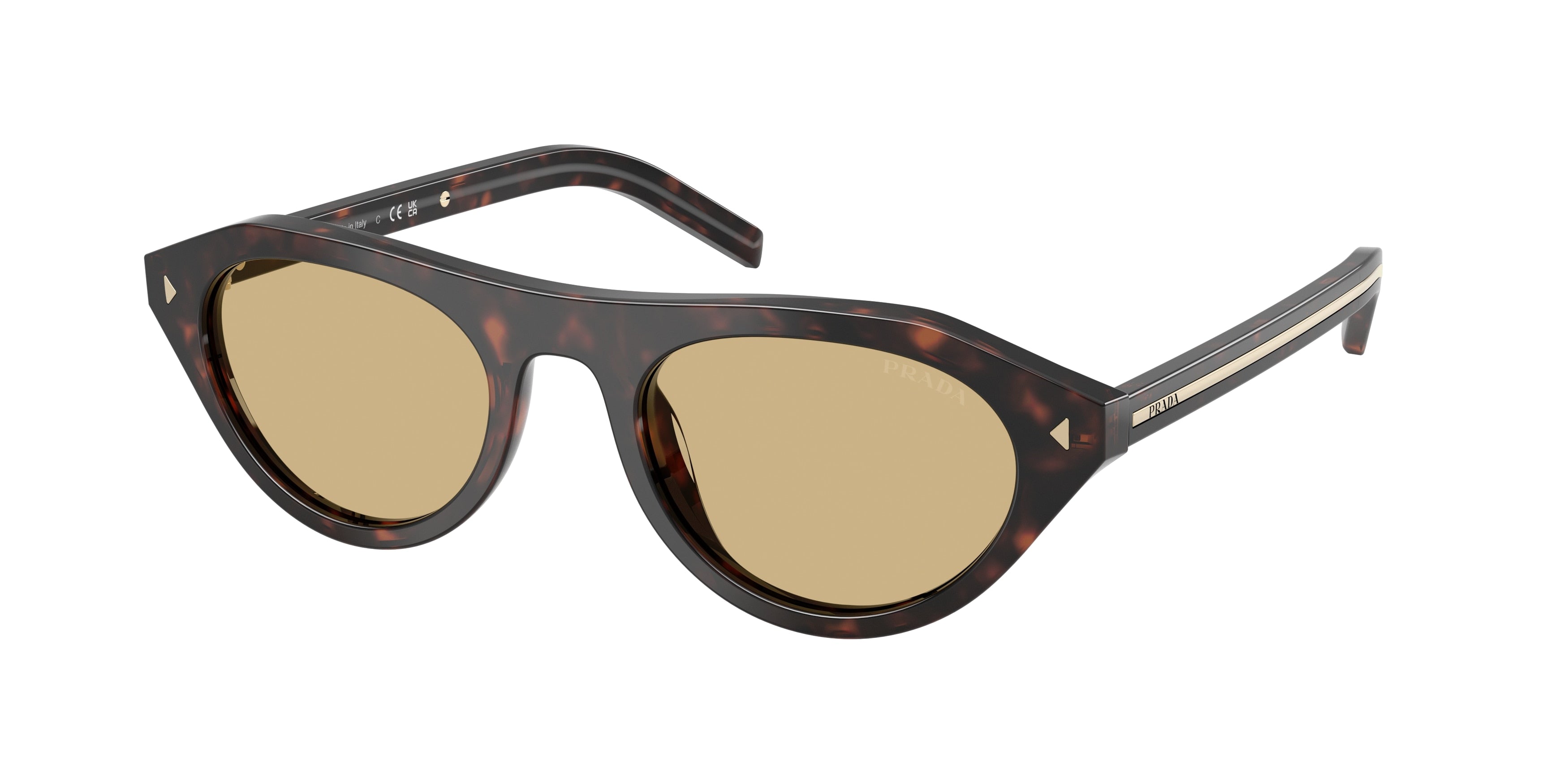 Prada PR B15SF 17N70R Root Tortoise 52mm Sunglasses