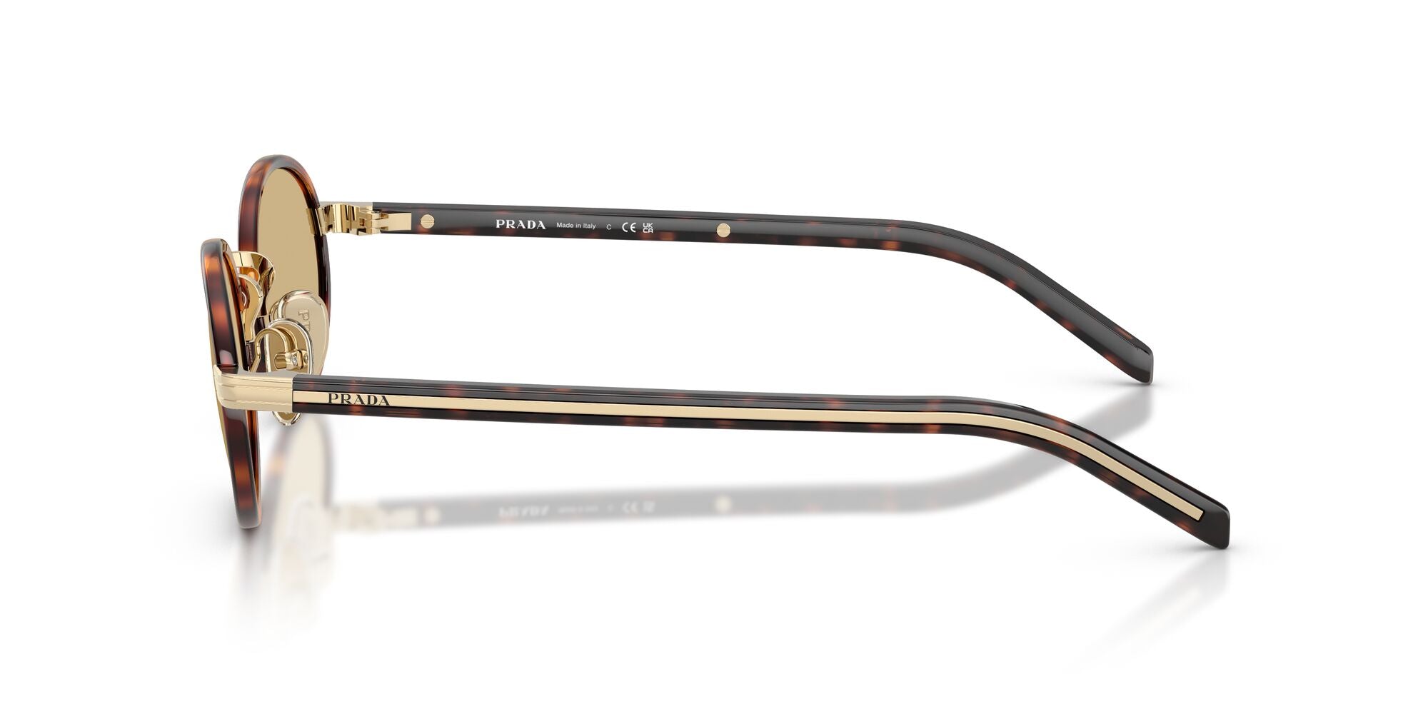 PRADA, 0PR B56S, 21E10R Root Tortoise, 52