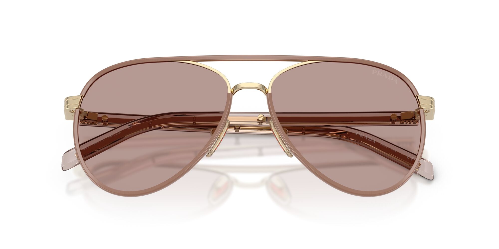 PRADA, 0PR B57S, 24E20I Pale Gold, 59