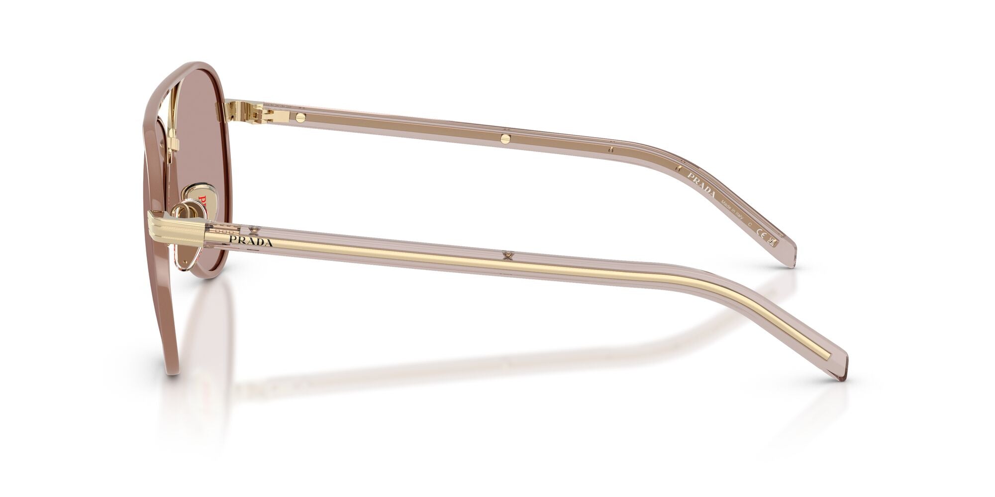 PRADA, 0PR B57S, 24E20I Pale Gold, 59