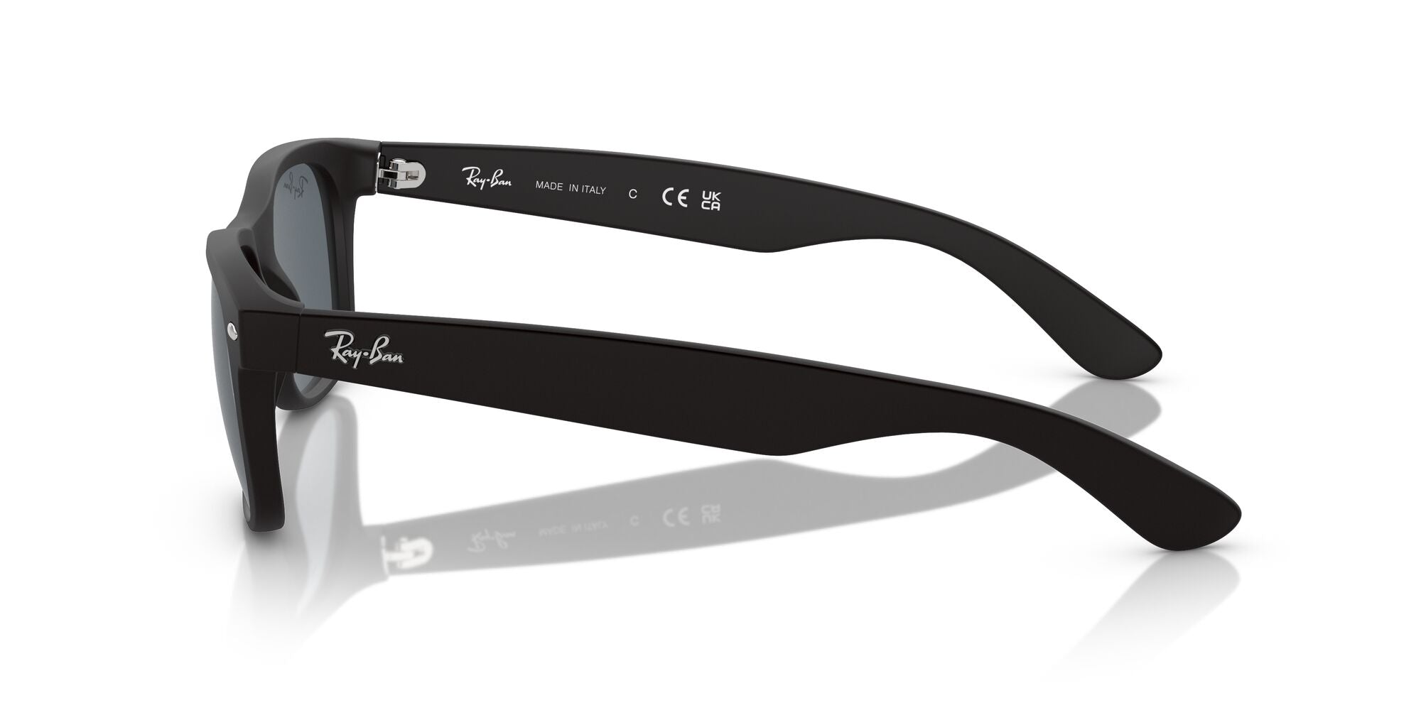 Ray-Ban New Wayfarer RB2132 622/R5 Black 58mm Sunglasses