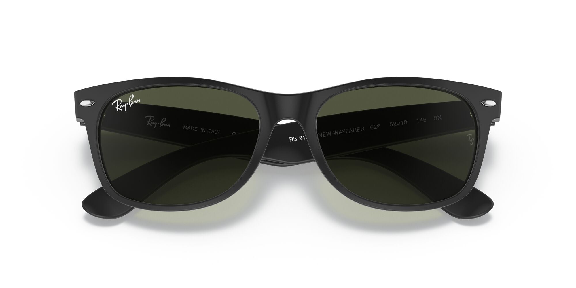 Ray-Ban New Wayfarer RB2132 622 Matte Black 55mm | Eye Concepts Australia