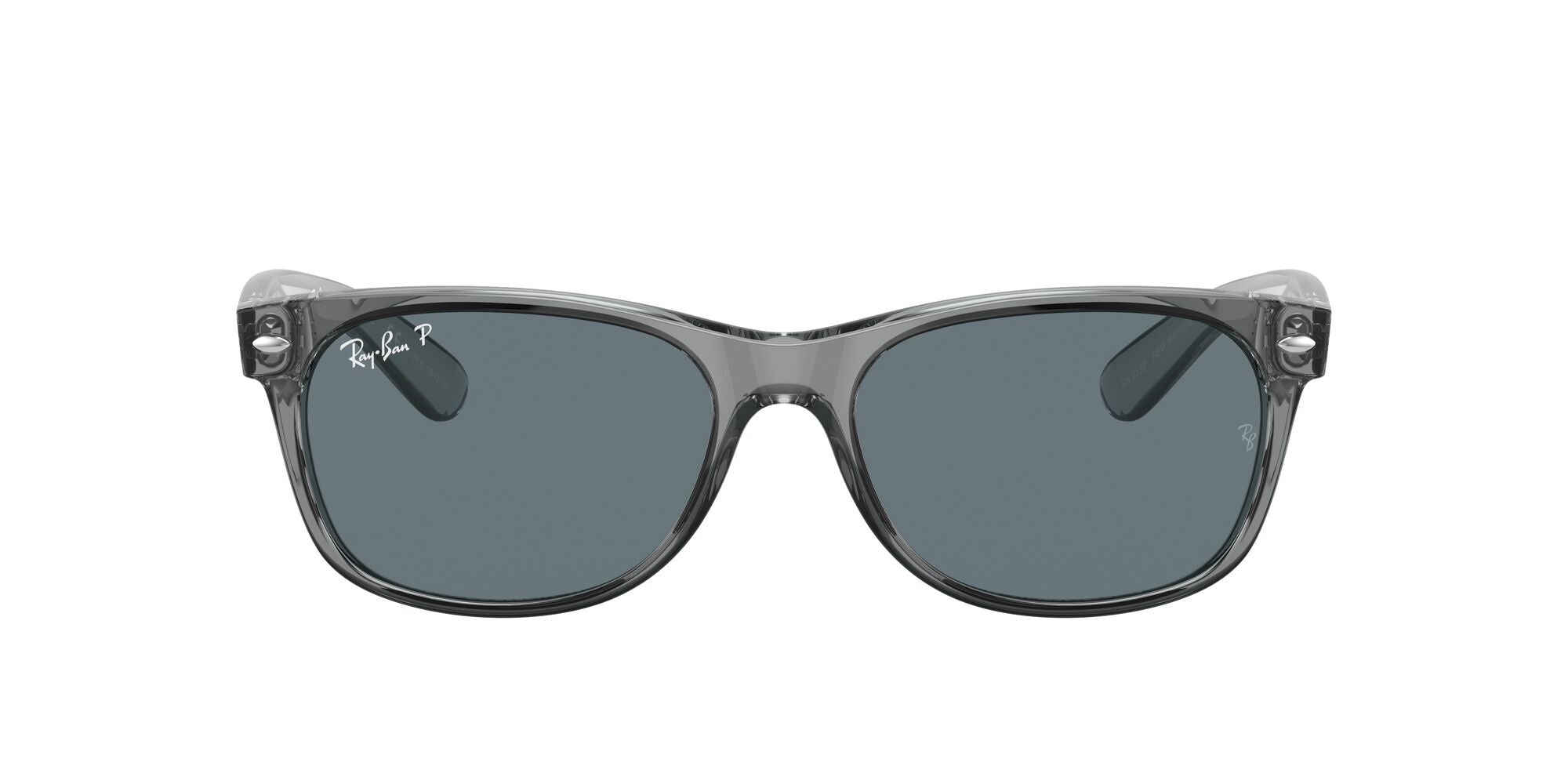 Ray-Ban New Wayfarer RB2132 64503R Transparent Grey 55mm | Eye Concepts Australia