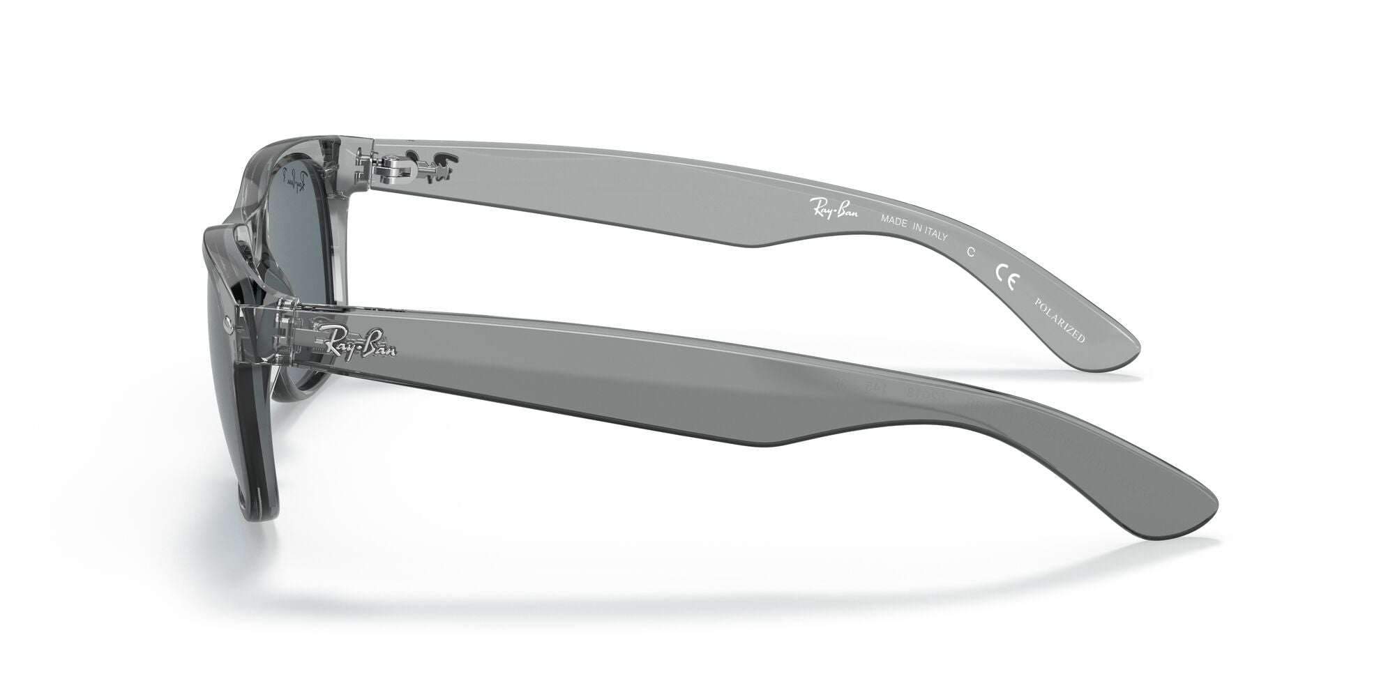 Ray-Ban New Wayfarer RB2132 64503R Transparent Grey 55mm | Eye Concepts Australia