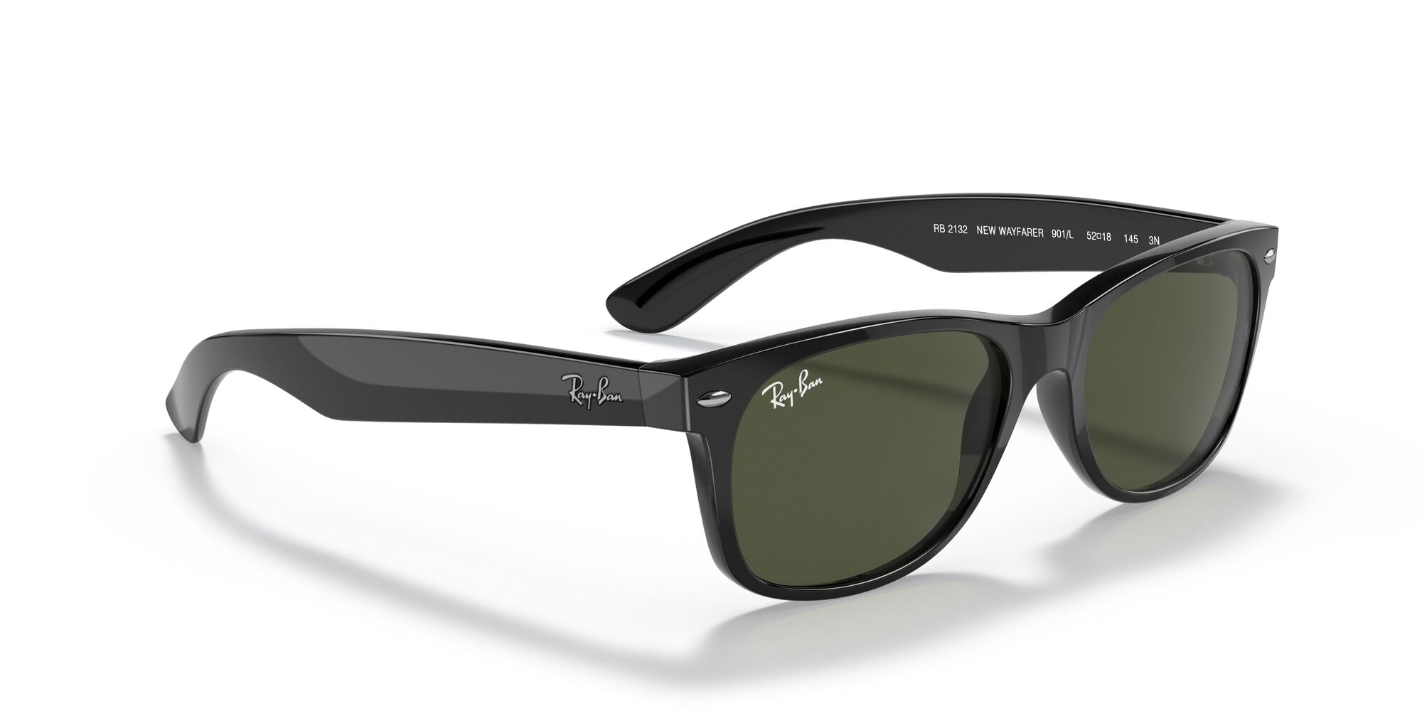 RAY-BAN NEW WAYFARER, 0RB2132, 901L Black, 55